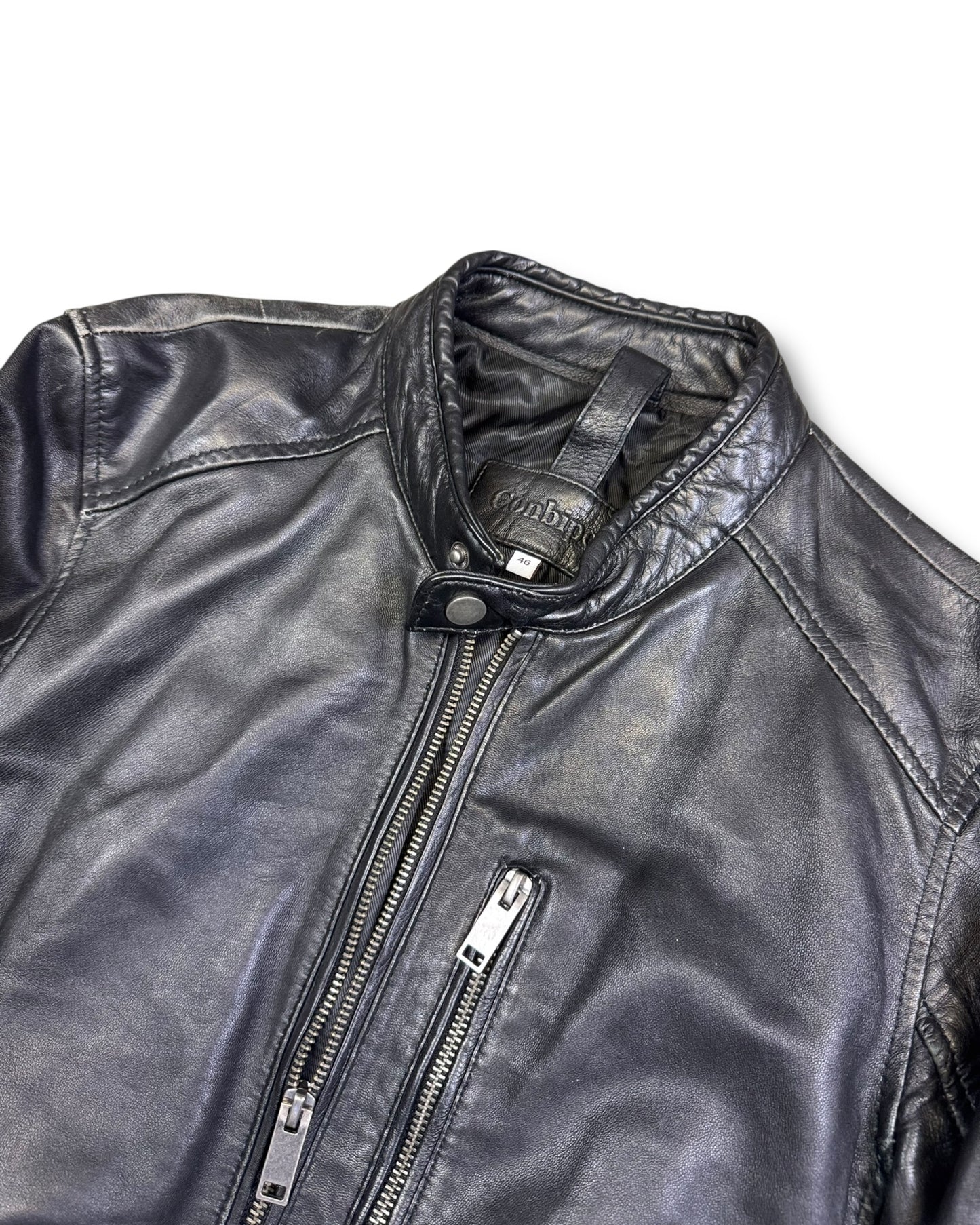 1990's Combipe Leather Jacket *rare (S)