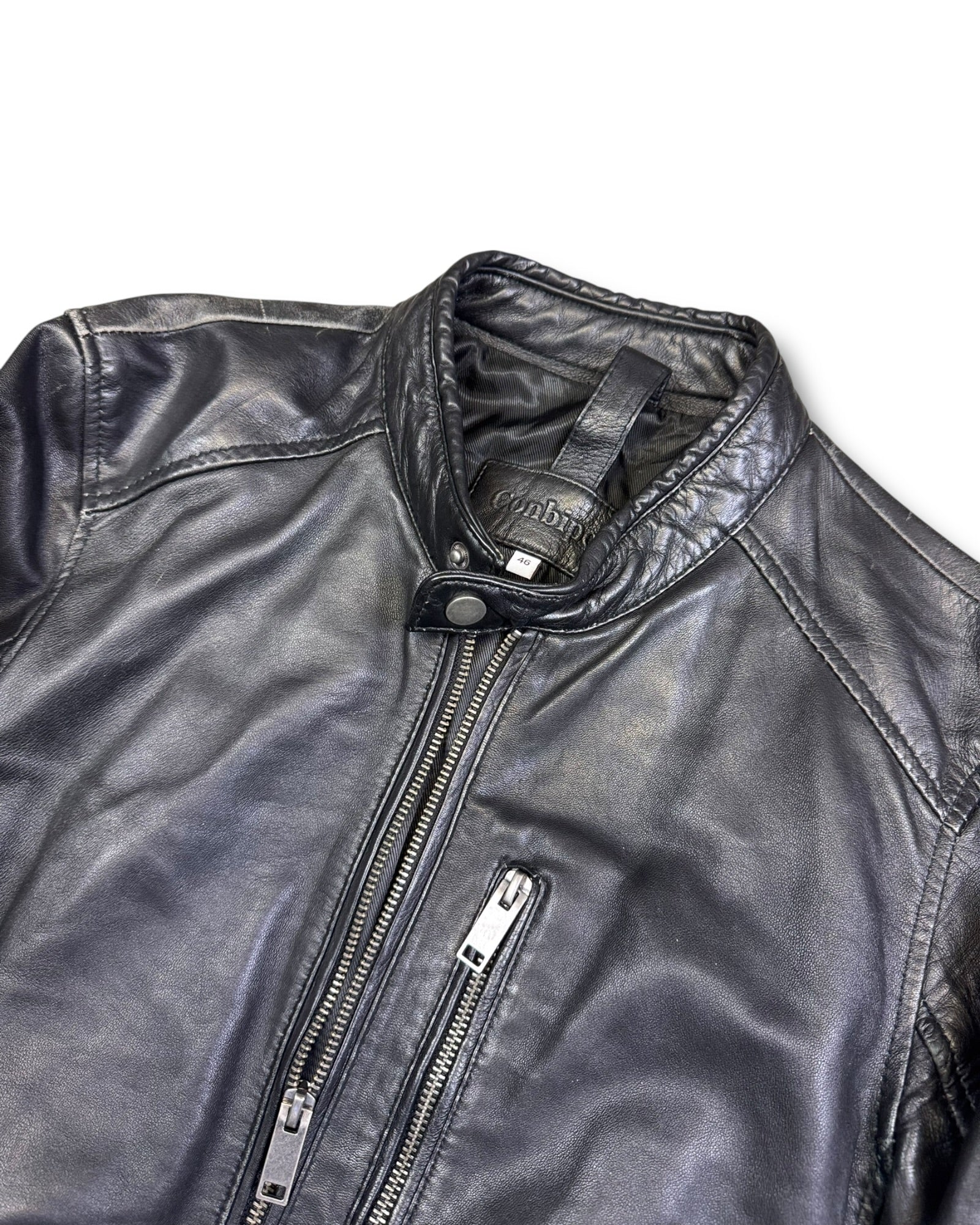 1990's Combipe Leather Jacket *rare (S)