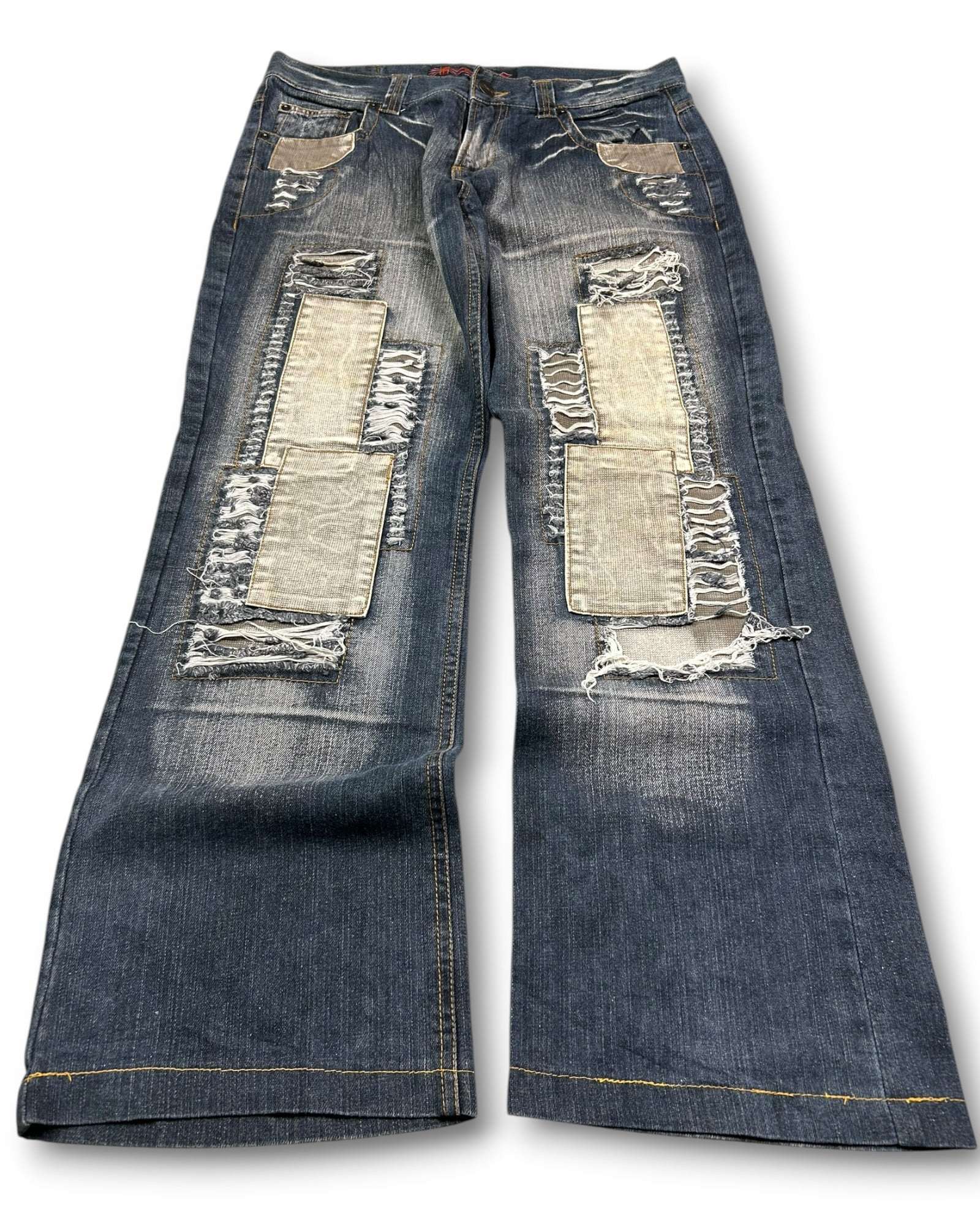 2000's H-boy Baggy Japanese Archive Jeans *very rare 34x30 (L)