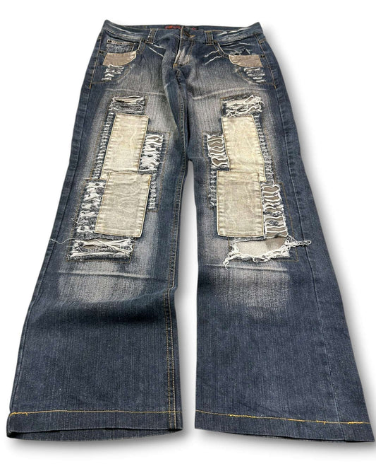 2000's H-boy Baggy Japanese Archive Jeans *very rare 34x30 (L)