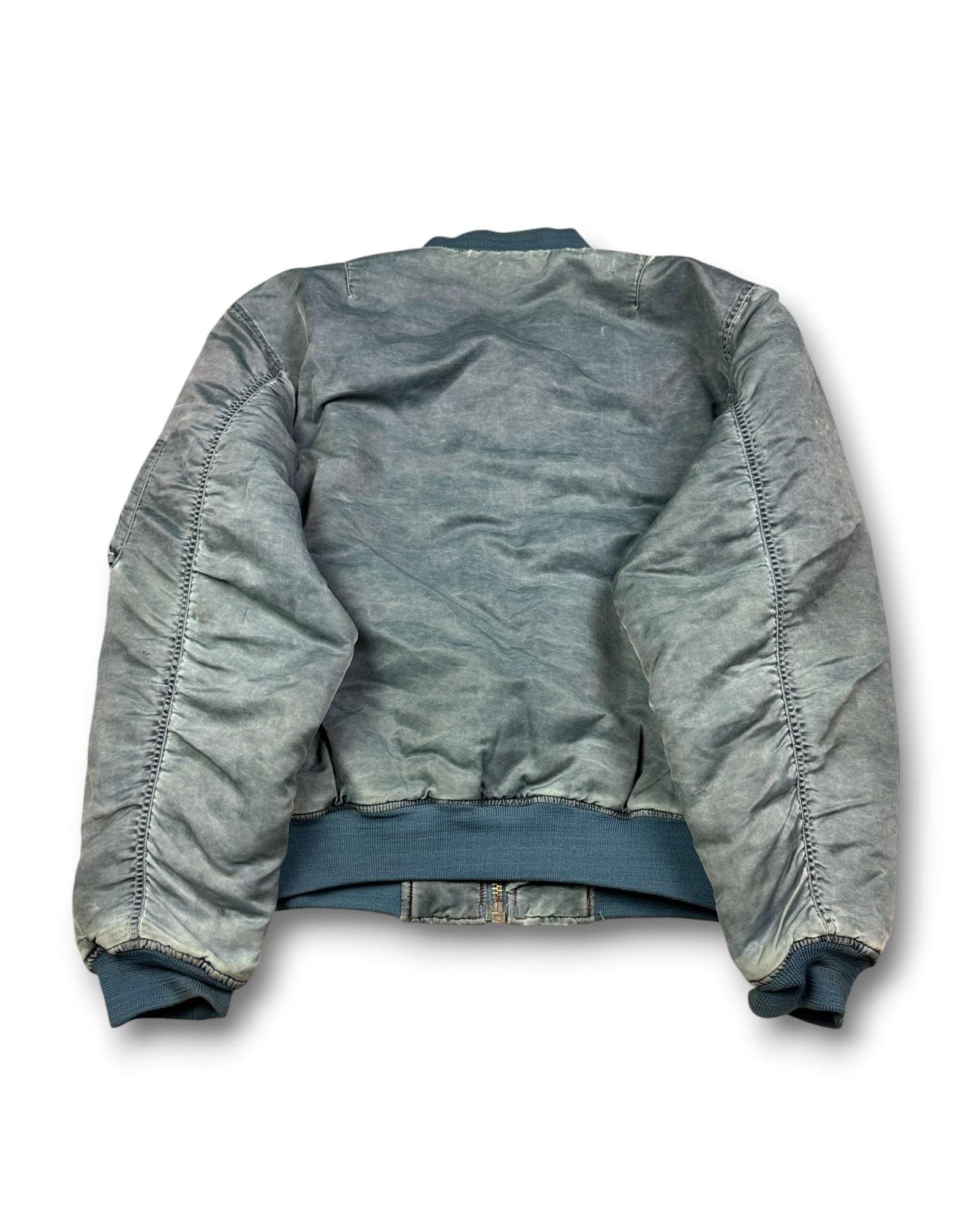 1990's Bomb Boogie Bomber Aviator Jacket *very rare (L)