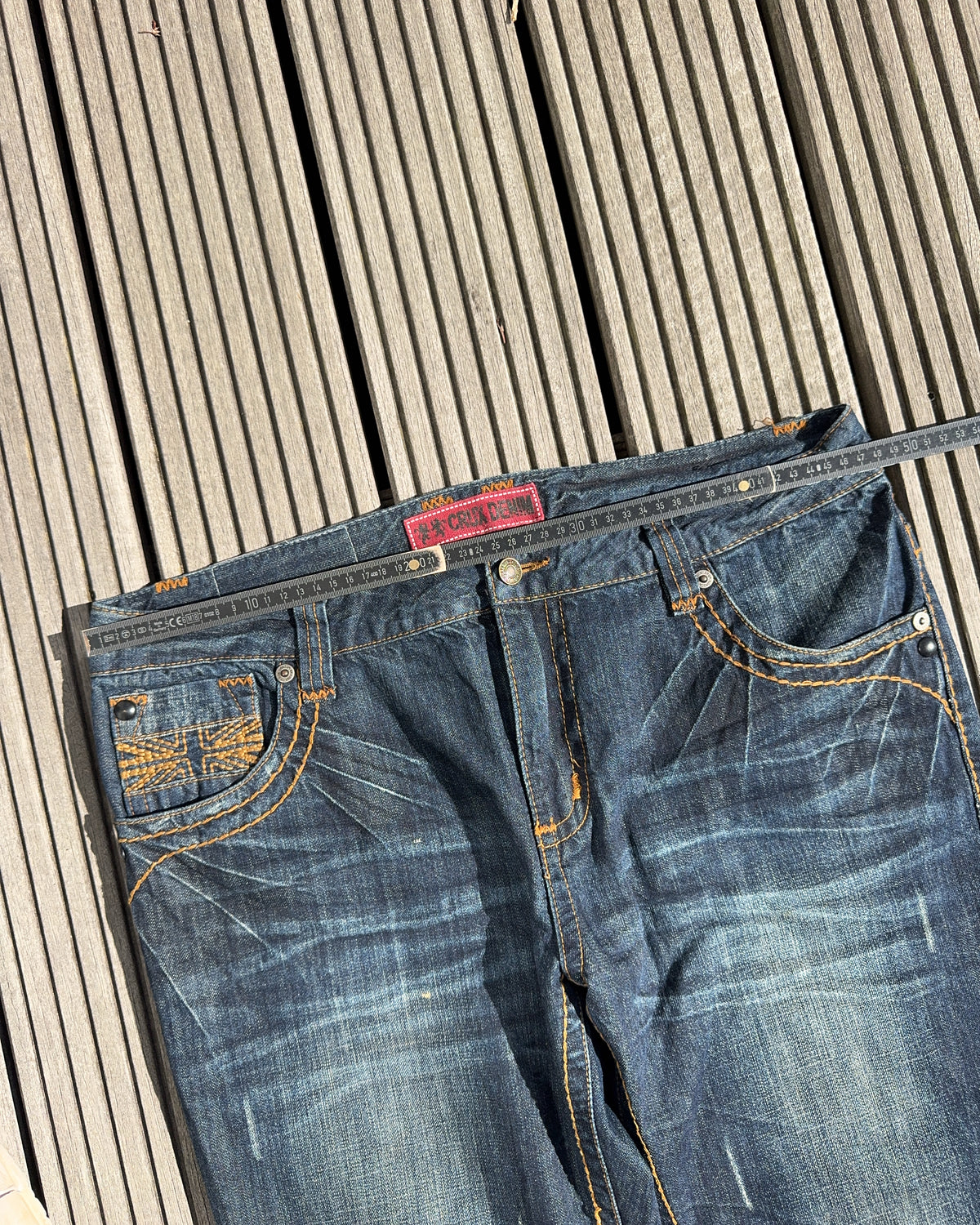 2000's Crux London Straight/Baggy Jeans *rare 38x34 (XXL)