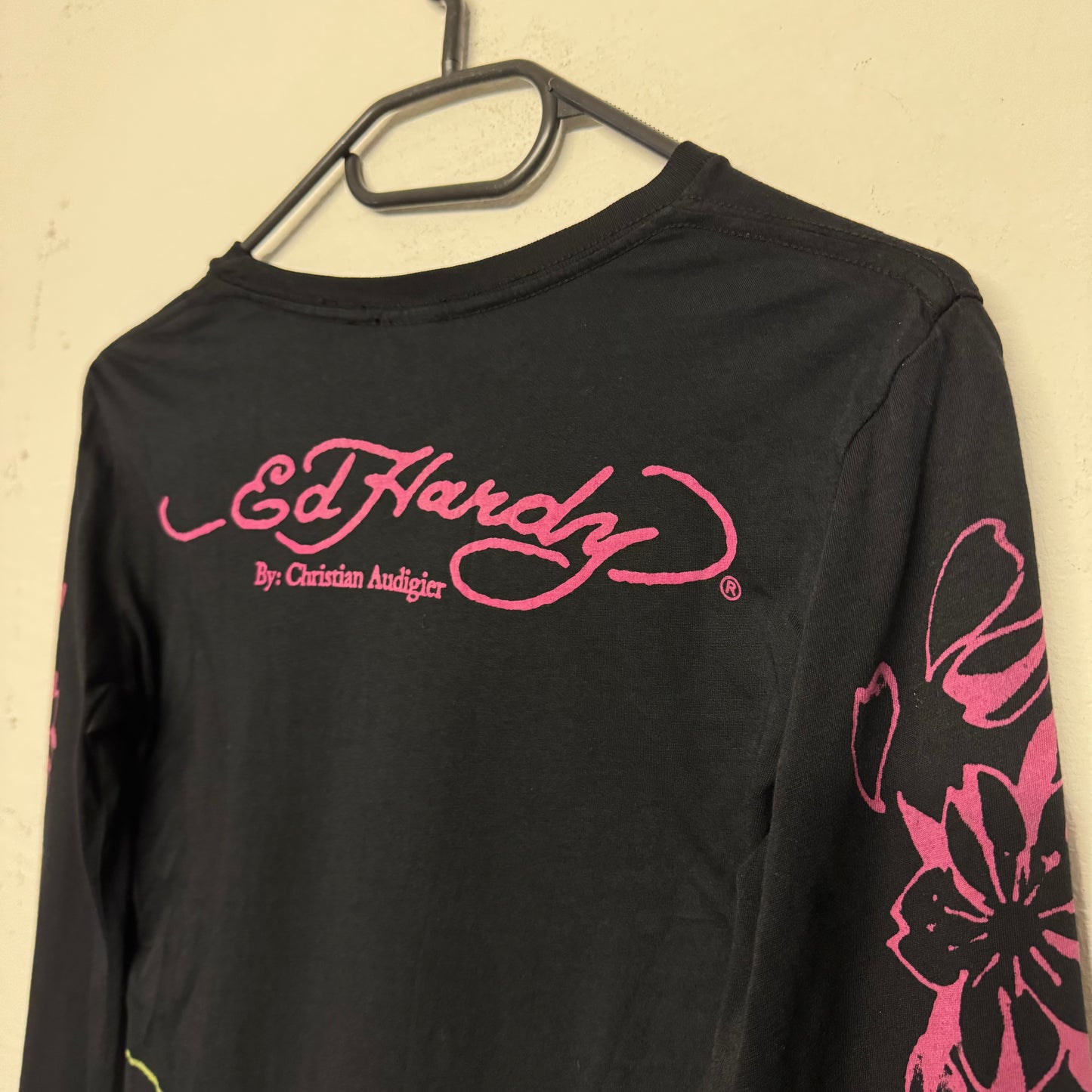 00‘s Ed Hardy Deadstock Longsleeve Women‘s made in U.S.A. *sehr selten (M)