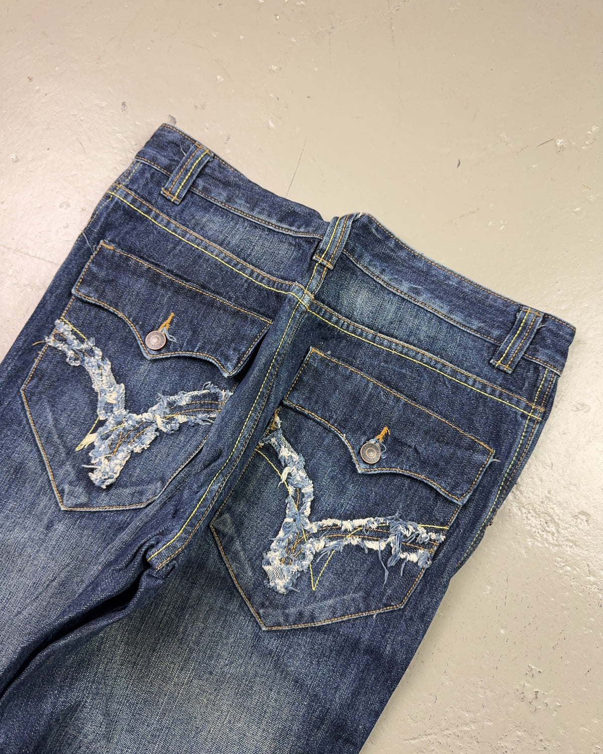 2000's Japanese Baggy/Bootcut Jeans *rare 32x32 (M)