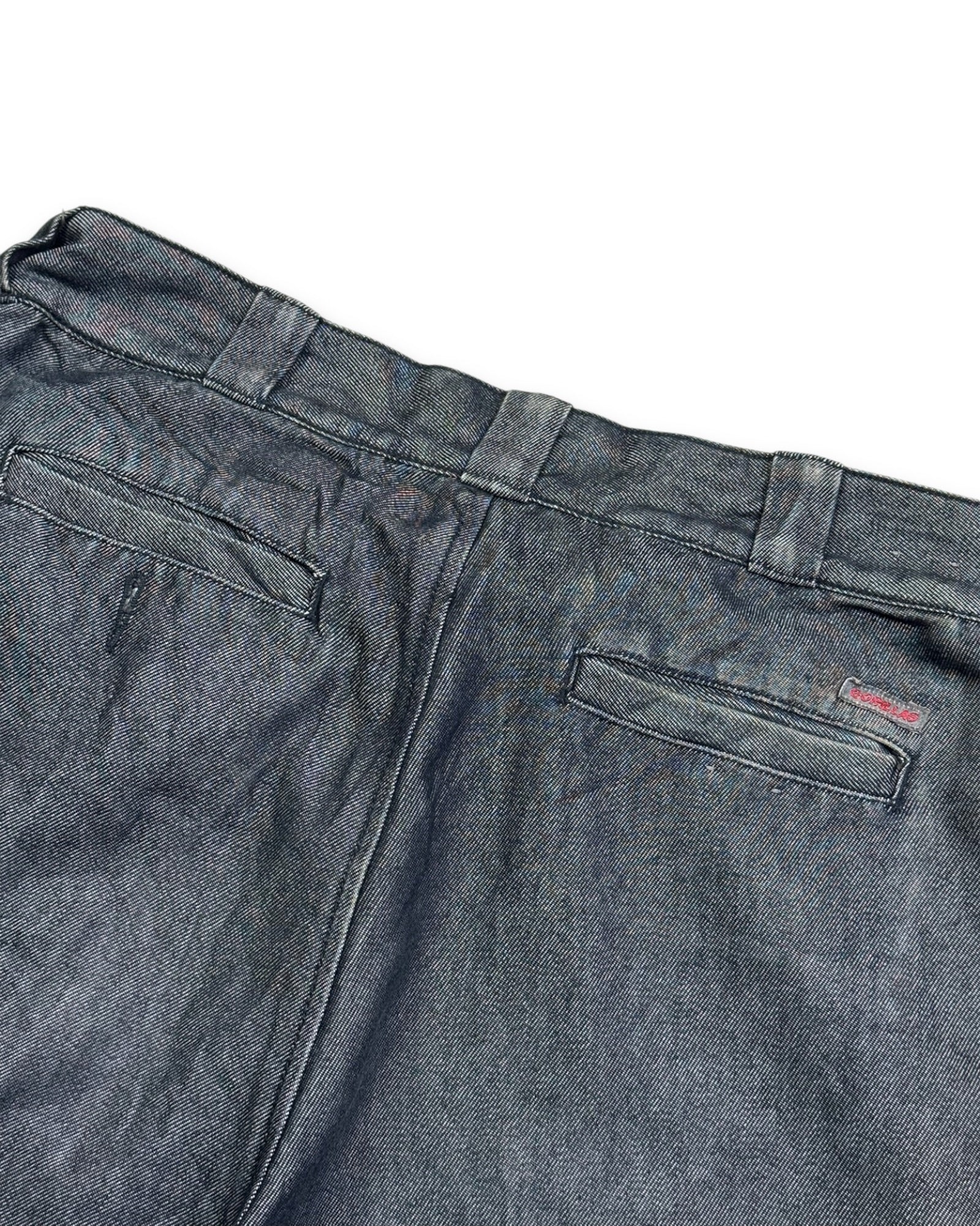 2000's Gorilla Baggy Shiny Hip Hop Pants *very rare 32x34 (M)