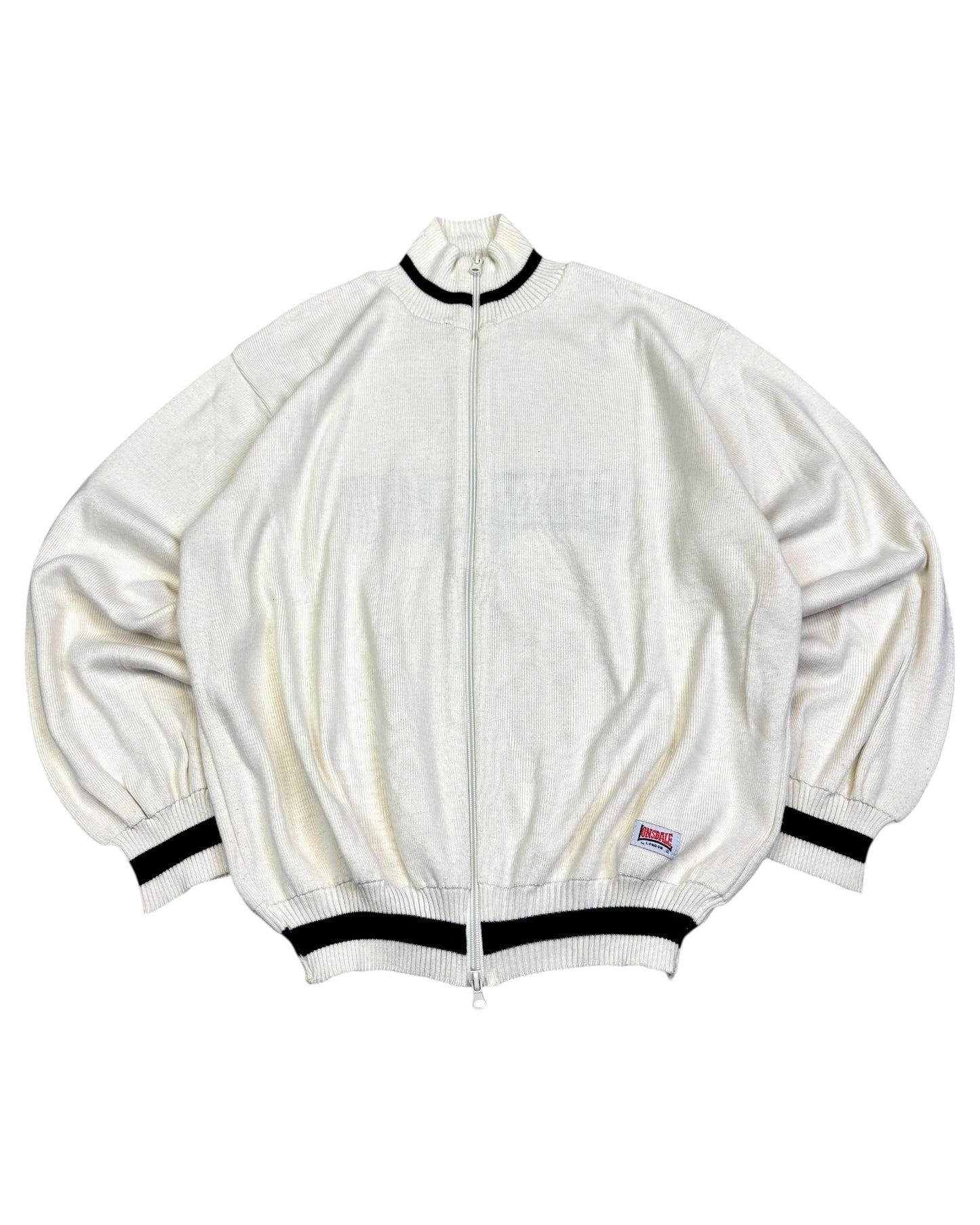1990‘s Lonsdale London Wool Zip Sweater made in Italy *very rare (L)