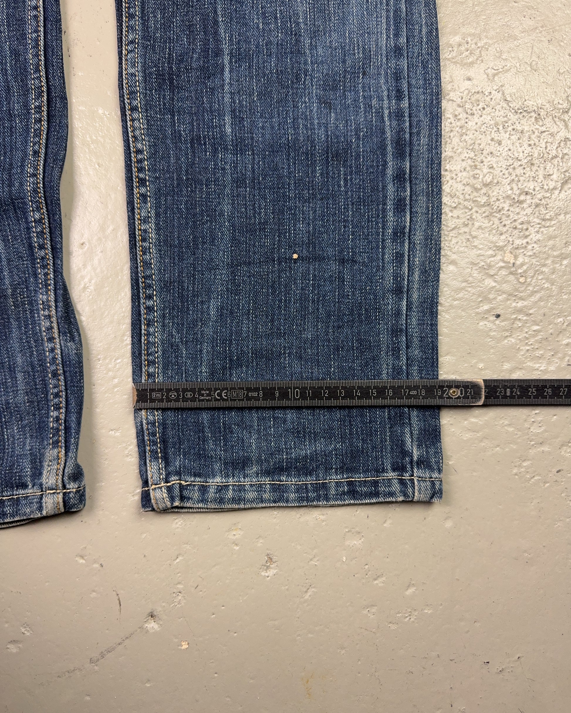 2000's Big Train Japanese Straight Jeans *rare 34x32 (L)