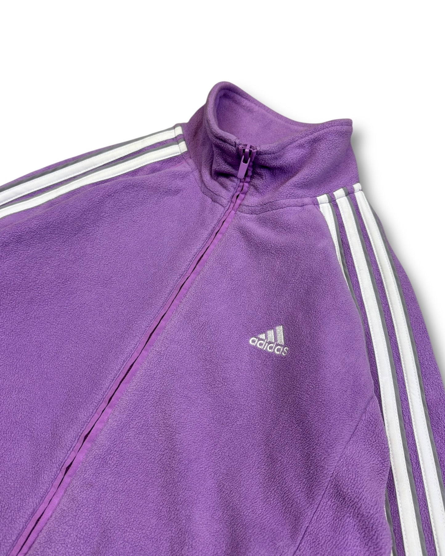 2000's Adidas Fleece Track Jacket Women's *rare (S)