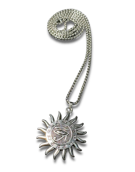 Eclipse Eye Stainless Steel Necklace