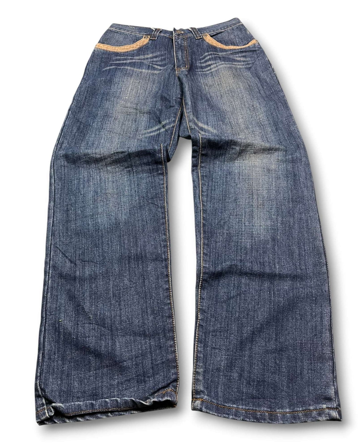 2000's Japanese Style Straight/Baggy Jeans *rare 30x32 (M)