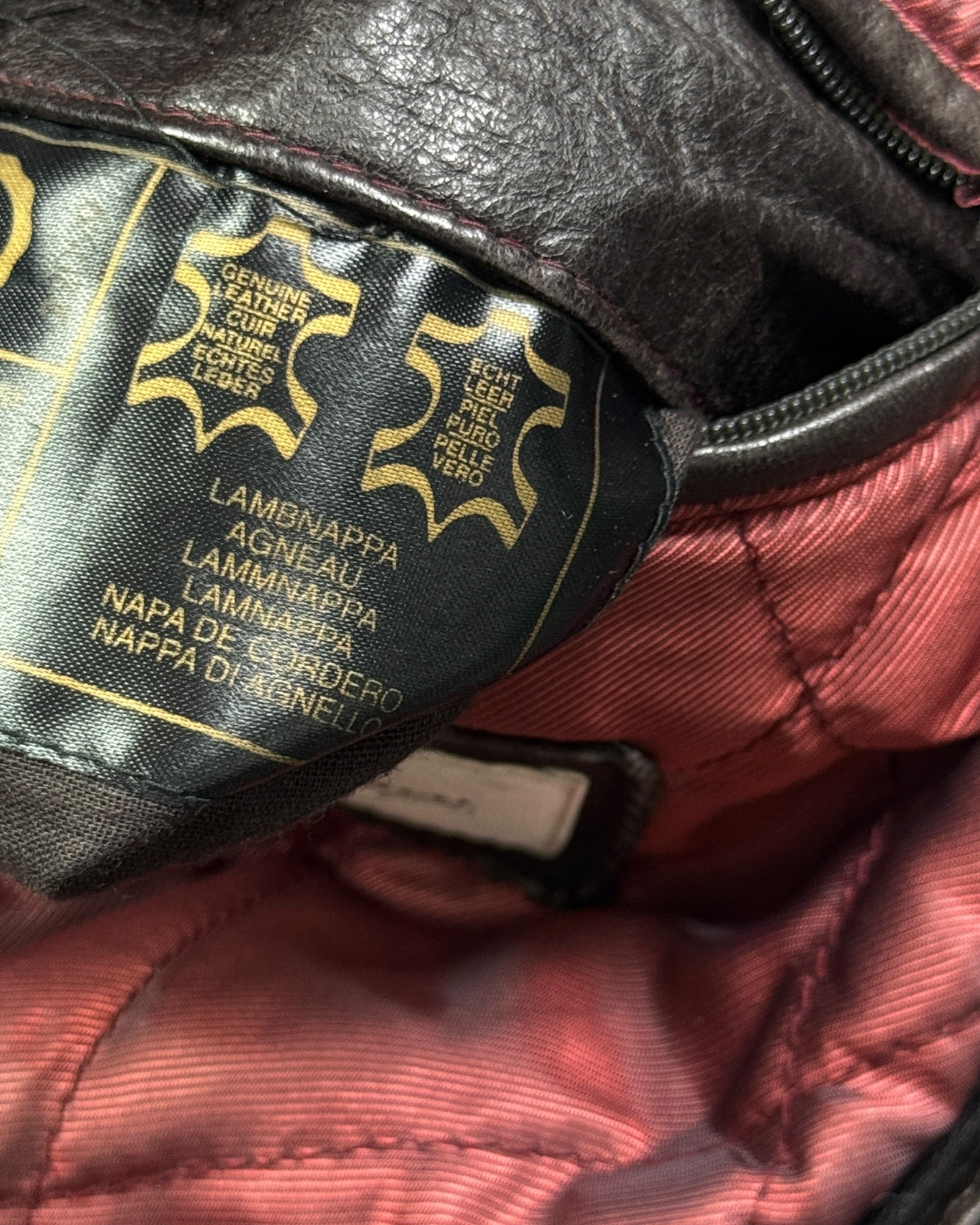 1990's Nappa Leather Jacket *rare (L)