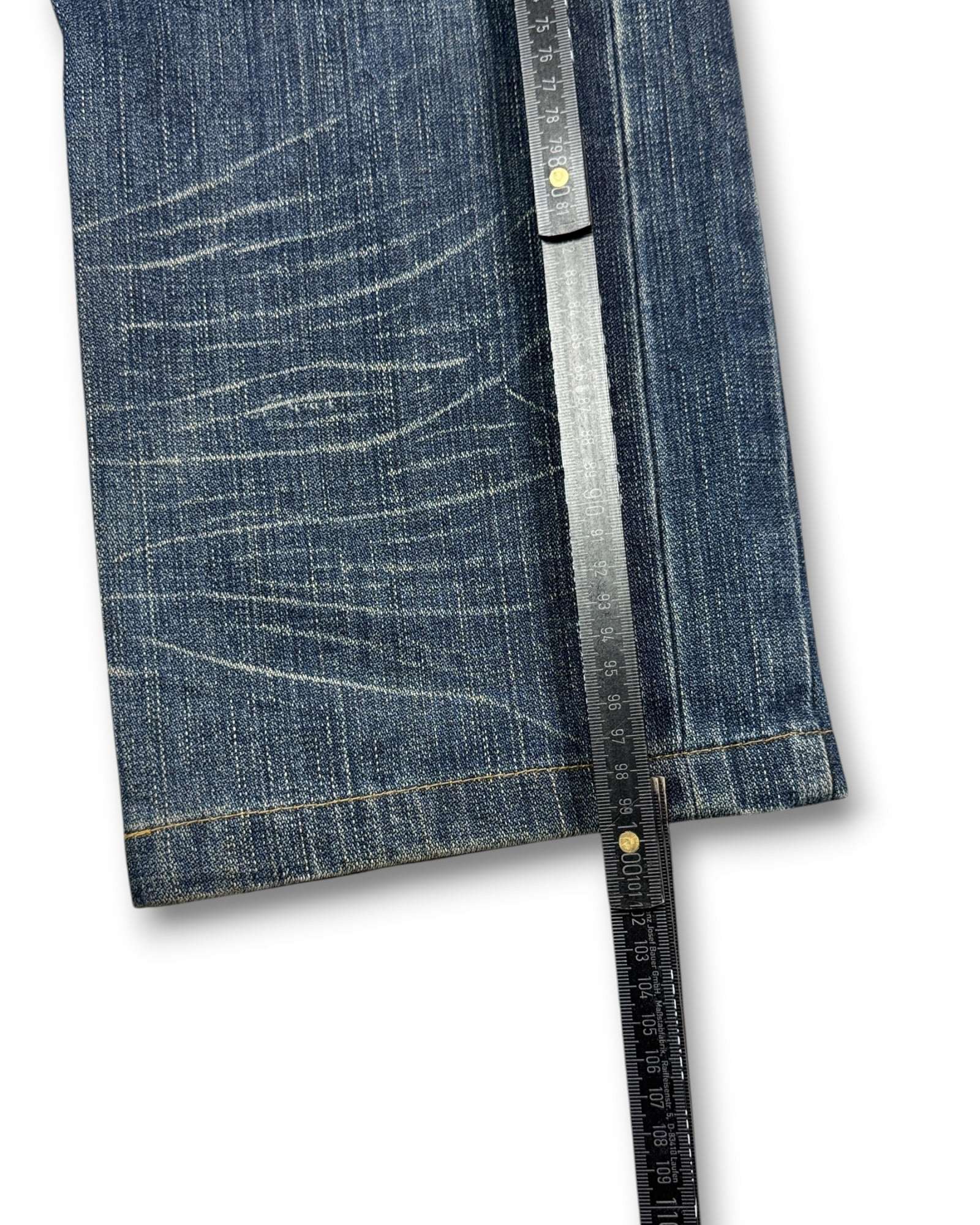 2000's Osaka Big Train Straight/Baggy Japanese Archive Jeans *very rare 32x30 (M)