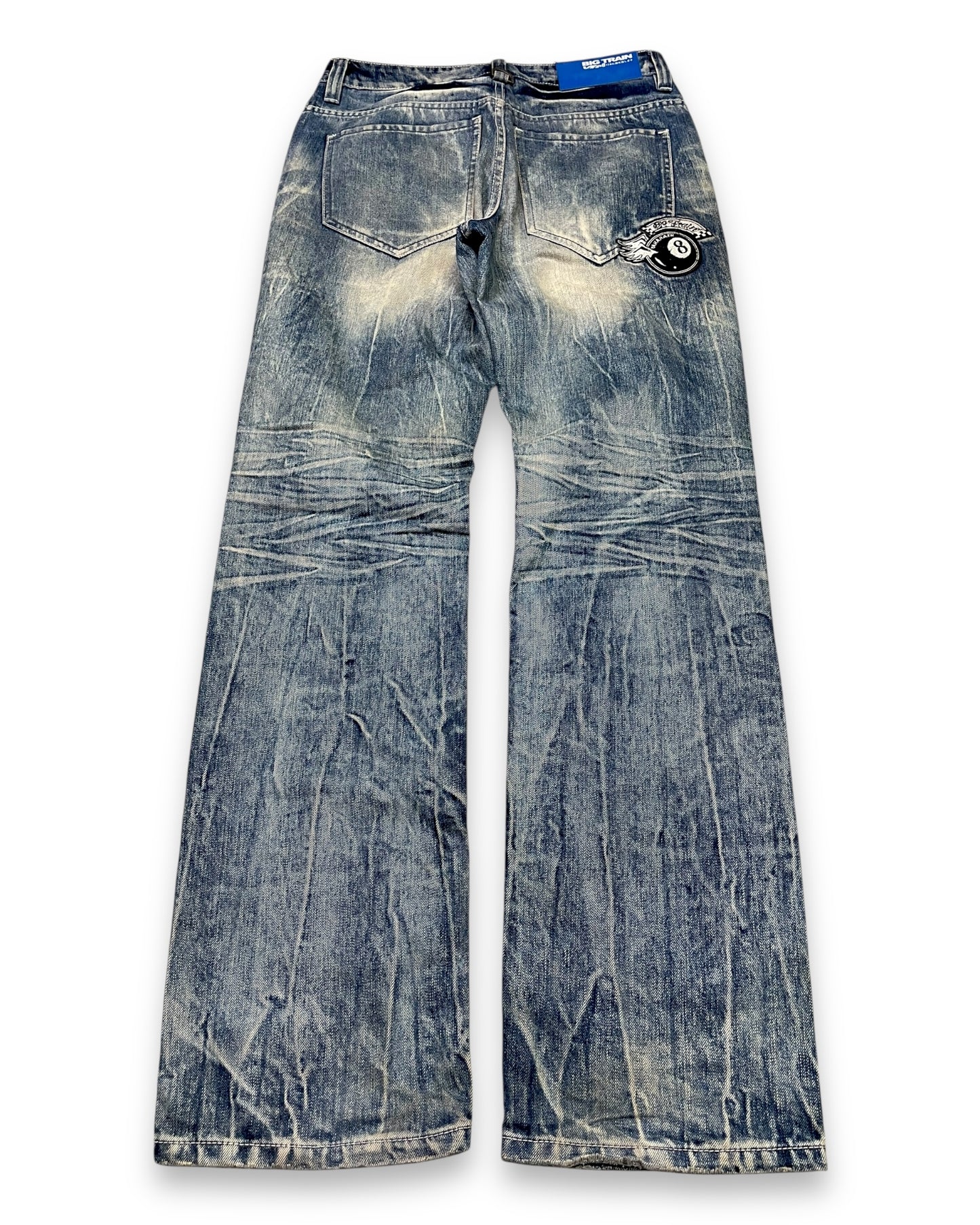 2000‘s Big Train Japanese Baggy/Straight Jeans *very rare 30x32