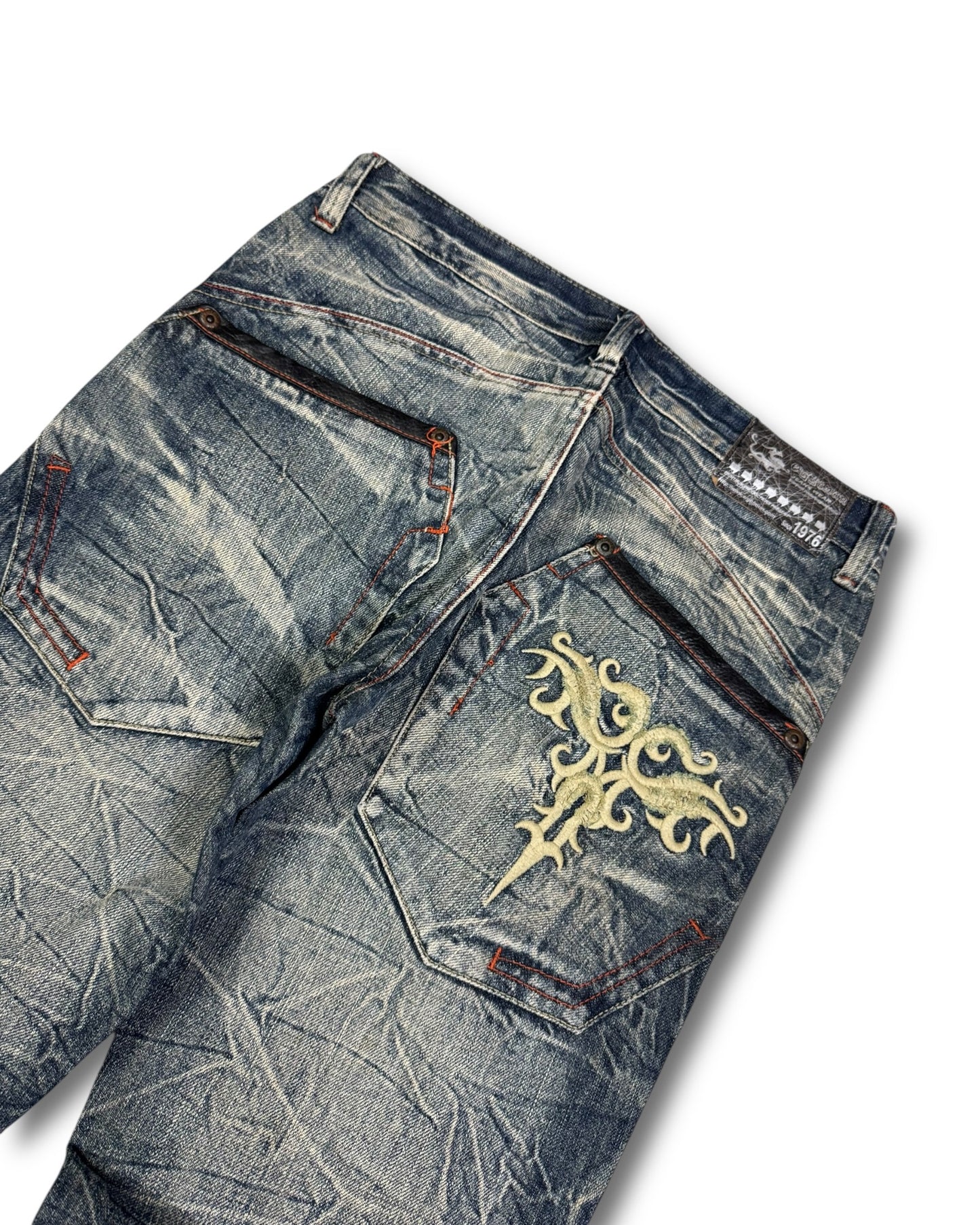 2000's Eightmun Japanese Archive Straight/Baggy Jeans *extremely rare 32x32 (M)