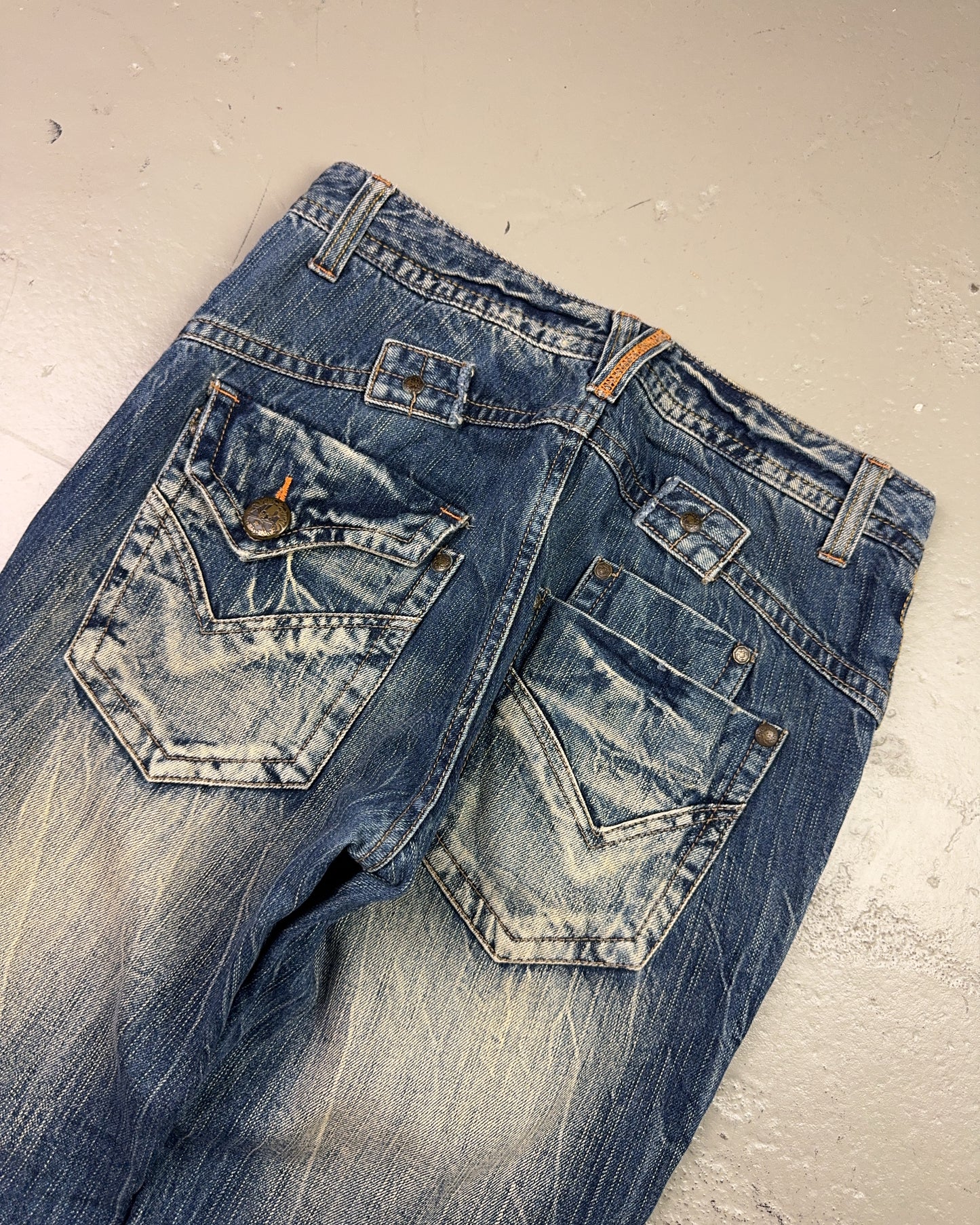 2000's Blow By Blue Japanese Archive Straight Jeans *very rare 30x30 (M)