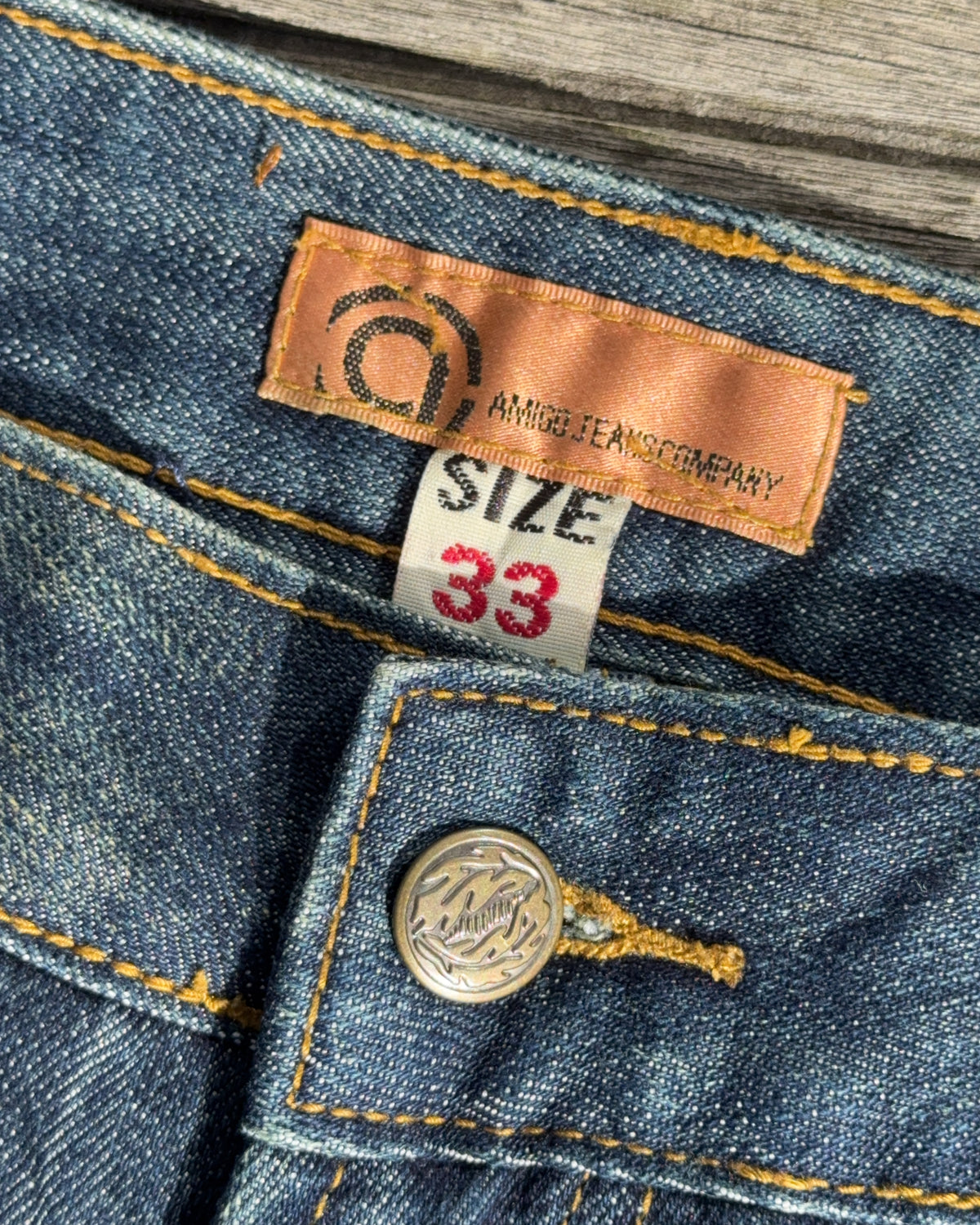 2000's Anigo Japanese Baggy/Bootcut Jeans *rare 33x34 (L)