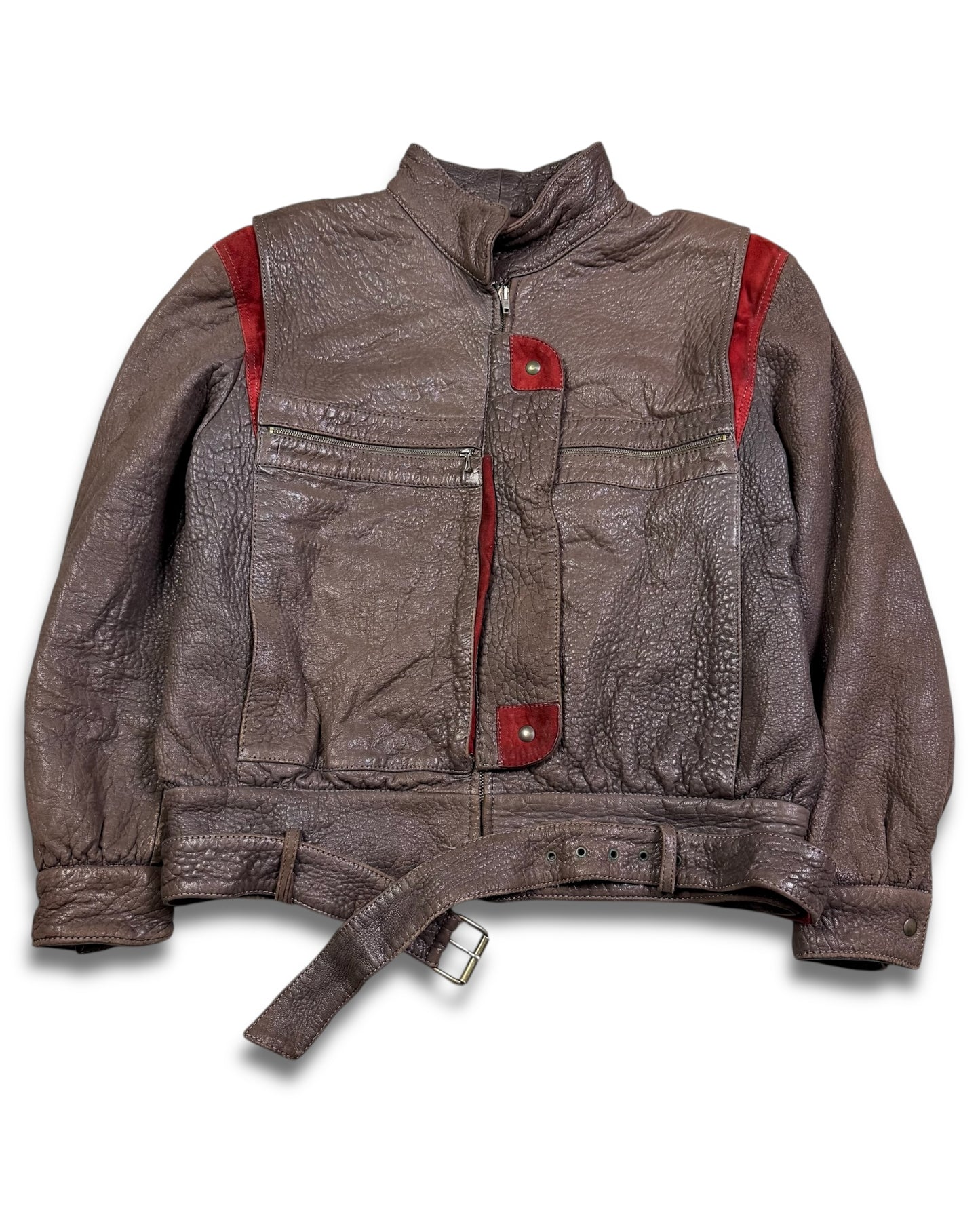 1990‘s Mathias Leather Jacket made in Italy *rare (L)