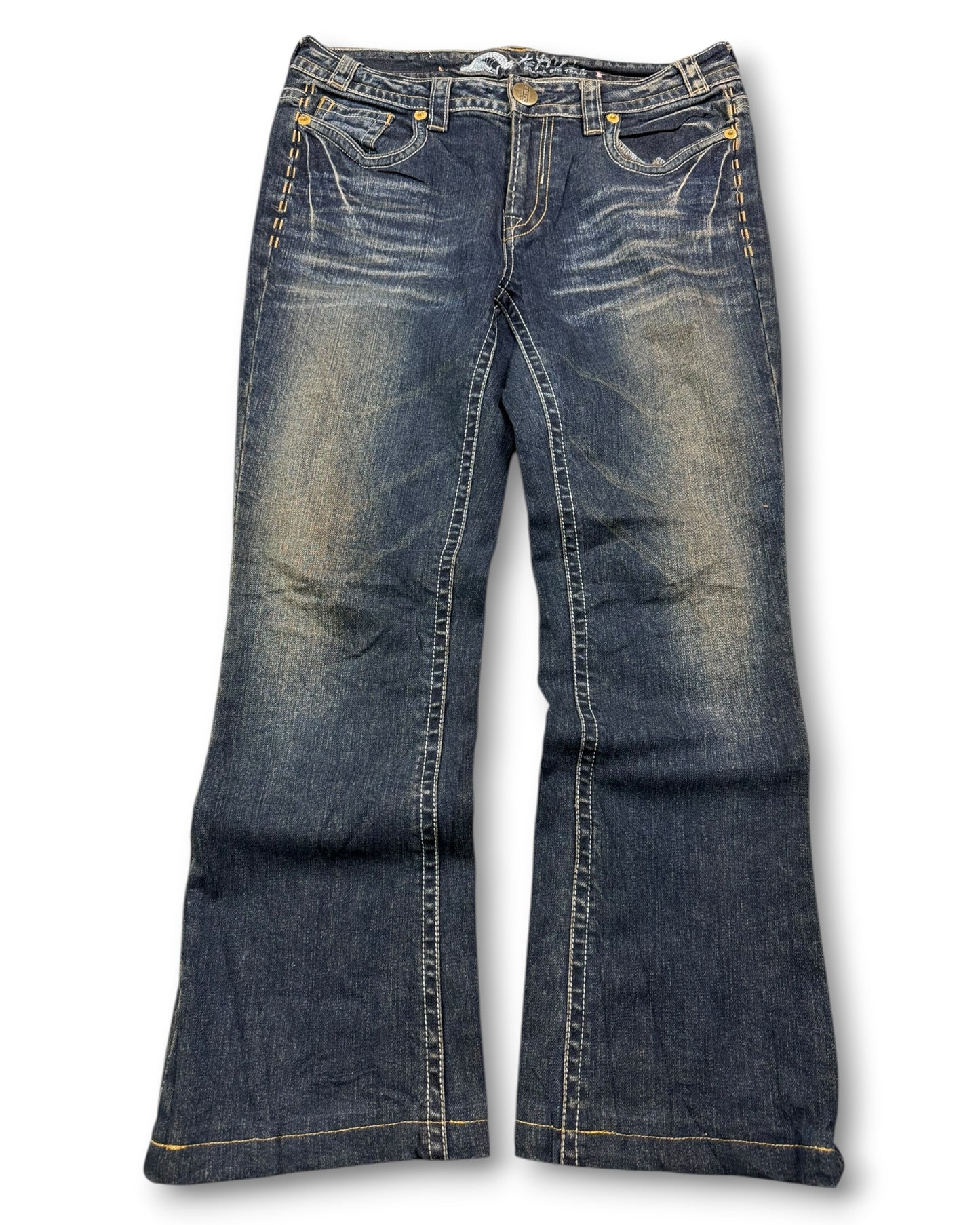 2000's Big Train Bootcut Japanese Jeans Women's *very rare 32x28 (M)