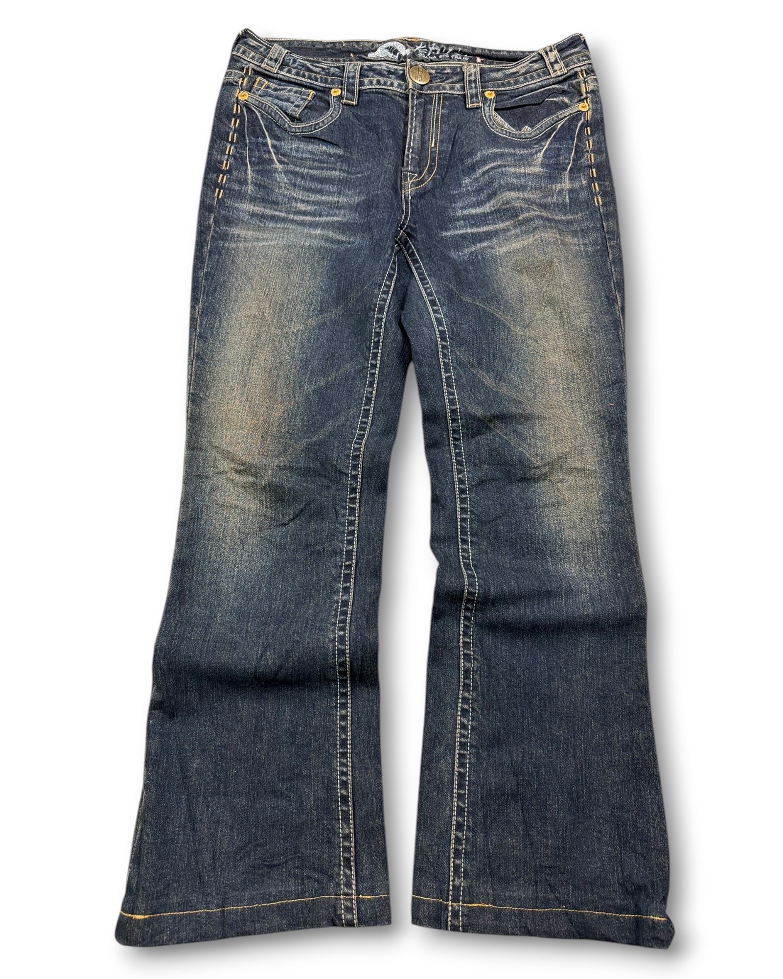 2000's Big Train Bootcut Japanese Jeans Women's *very rare 32x28 (M)