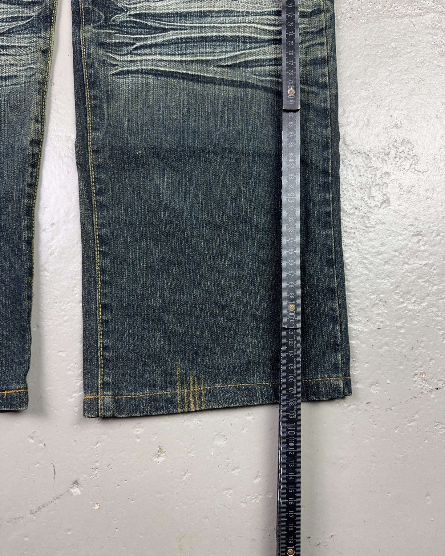 2000's Eyes-Way Japanese Baggy Jeans *rare 38x32 (XXL)