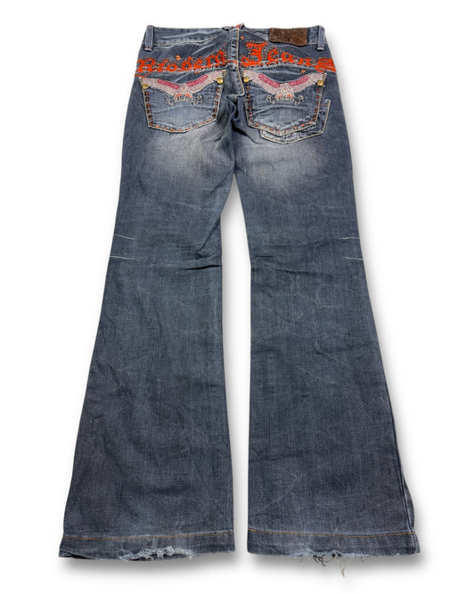 2000's Riobera Low Waist/Bootcut Japanese Archive Jeans Women's *very rare 28x28 (S)