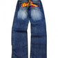 2000's Big Wave Straight Jeans *rare 28x28 (S)