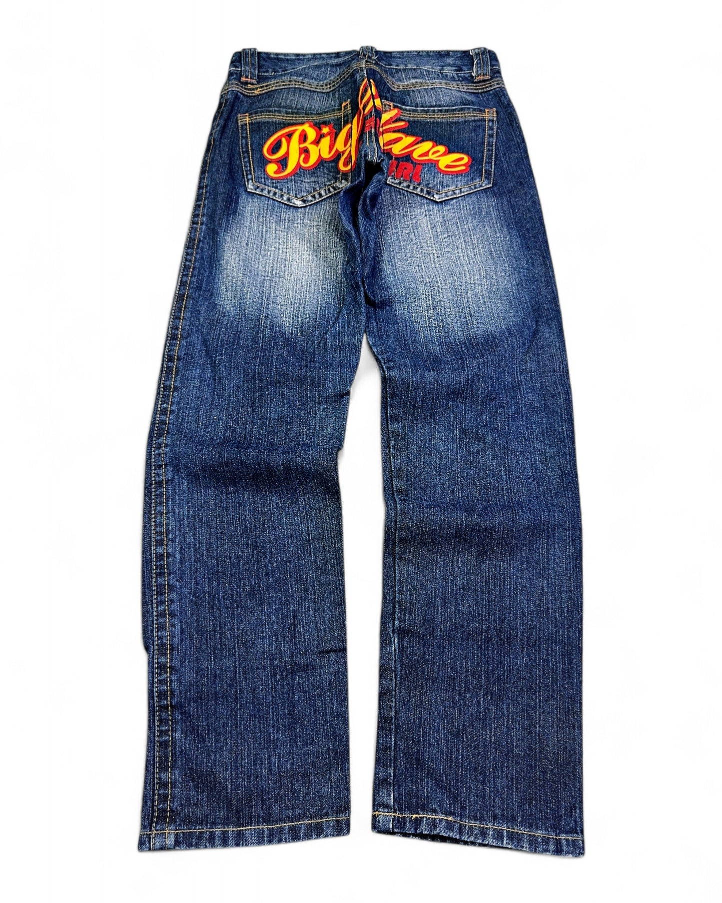 2000's Big Wave Straight Jeans *rare 28x28 (S)
