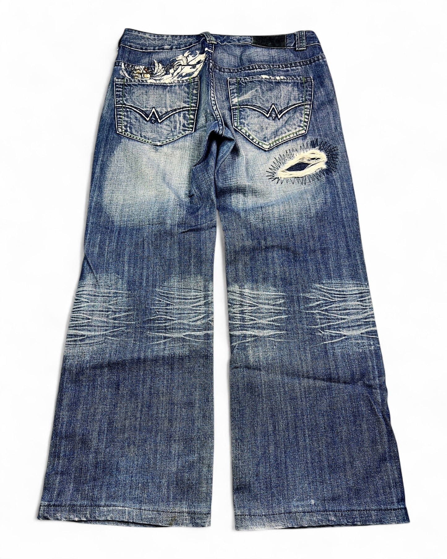 2000's Osaka Big Train Japanese Archive Straight/Baggy Jeans *very rare 32x28 (M)