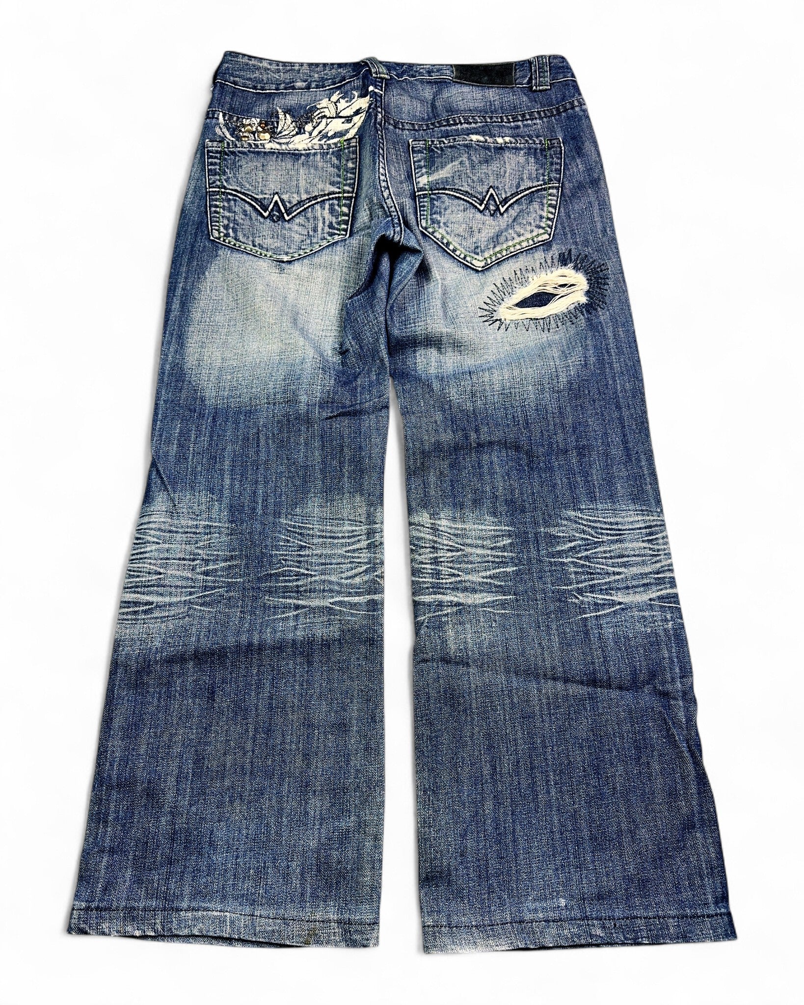 2000's Osaka Big Train Japanese Archive Straight/Baggy Jeans *very rare 32x28 (M)