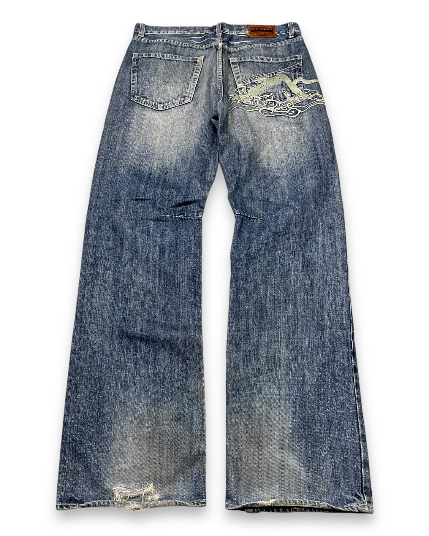 2000‘s Big Train Japanese Archive Baggy Jeans *very rare 32x34
