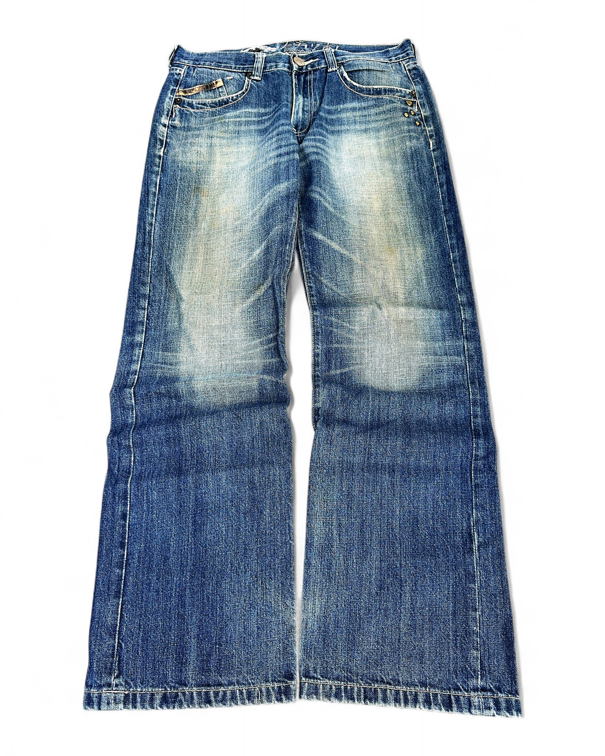 2000's Osaka Big Train Japanese Straight/Baggy Jeans *rare 34x32 (L)