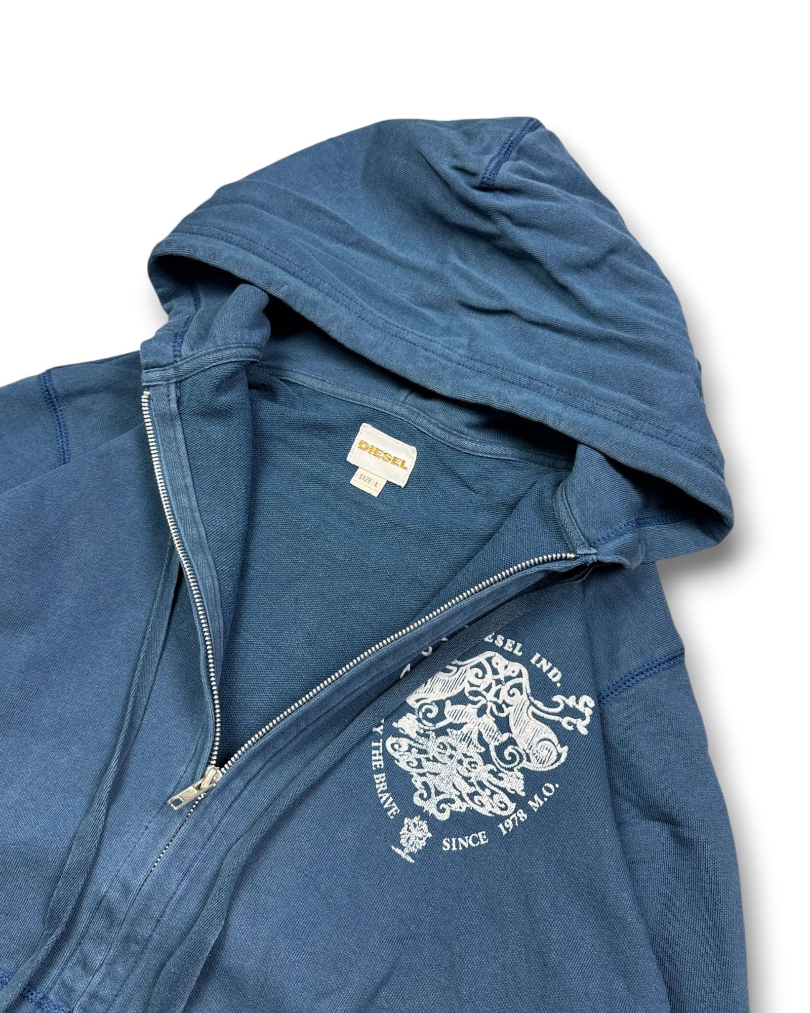 2000's Diesel Zip Hoodie *rare (L)