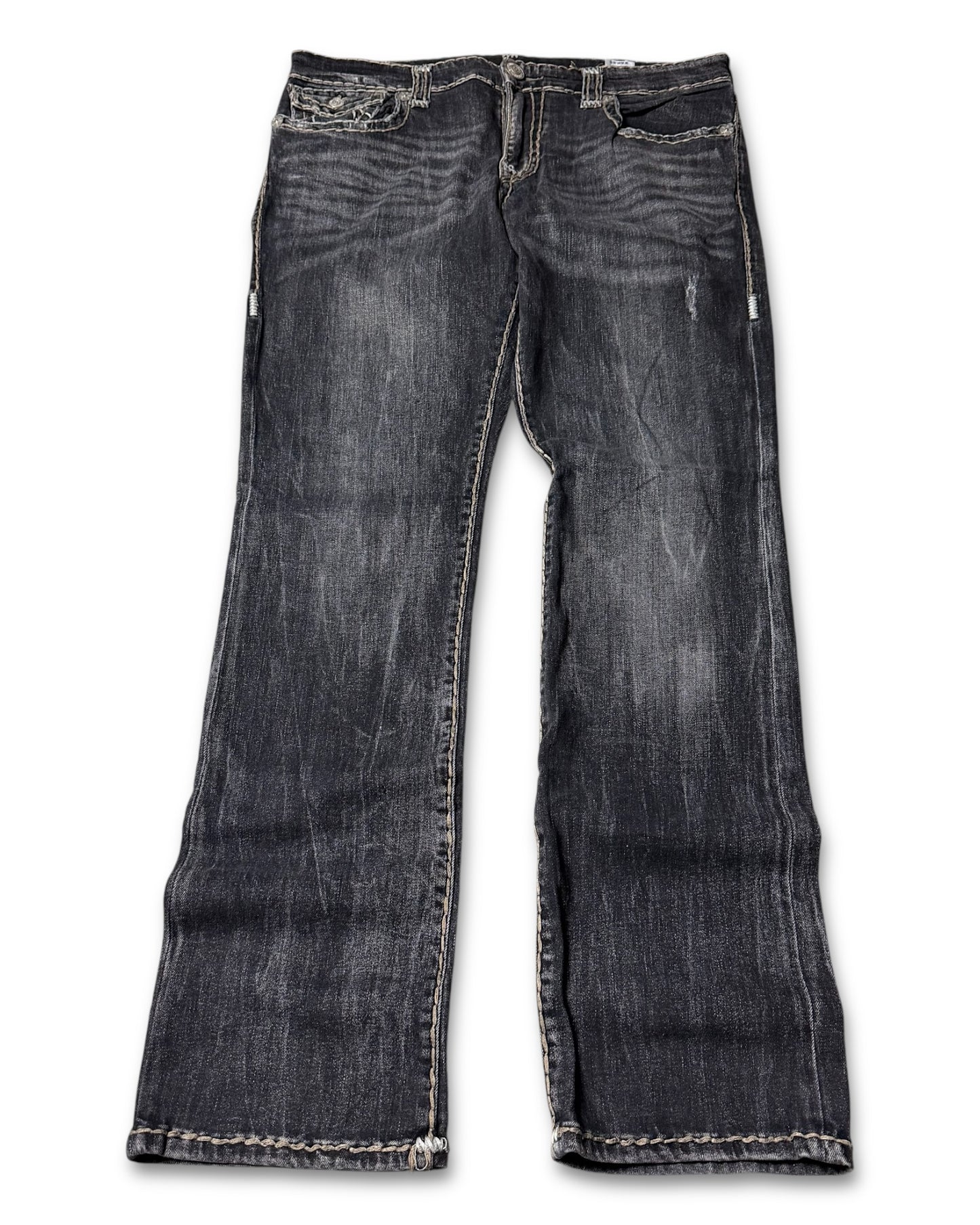 2000‘s True Religion Straight/Stretchy Jeans 38x34