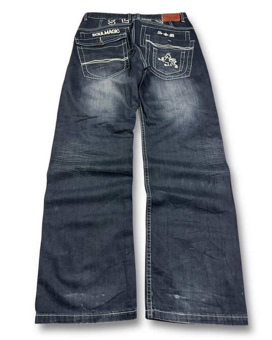 2000's Soul Magic Baggy Jeans *very rare 34x34 (L)