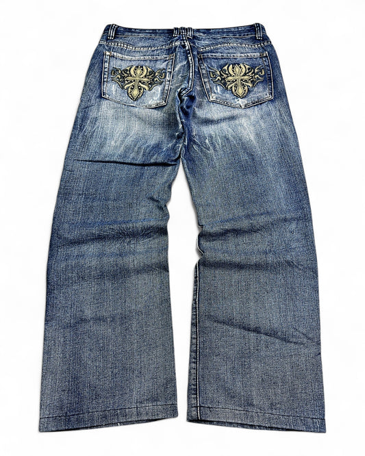 2000's Jeanstar Straight Jeans *rare 32x28 (M)