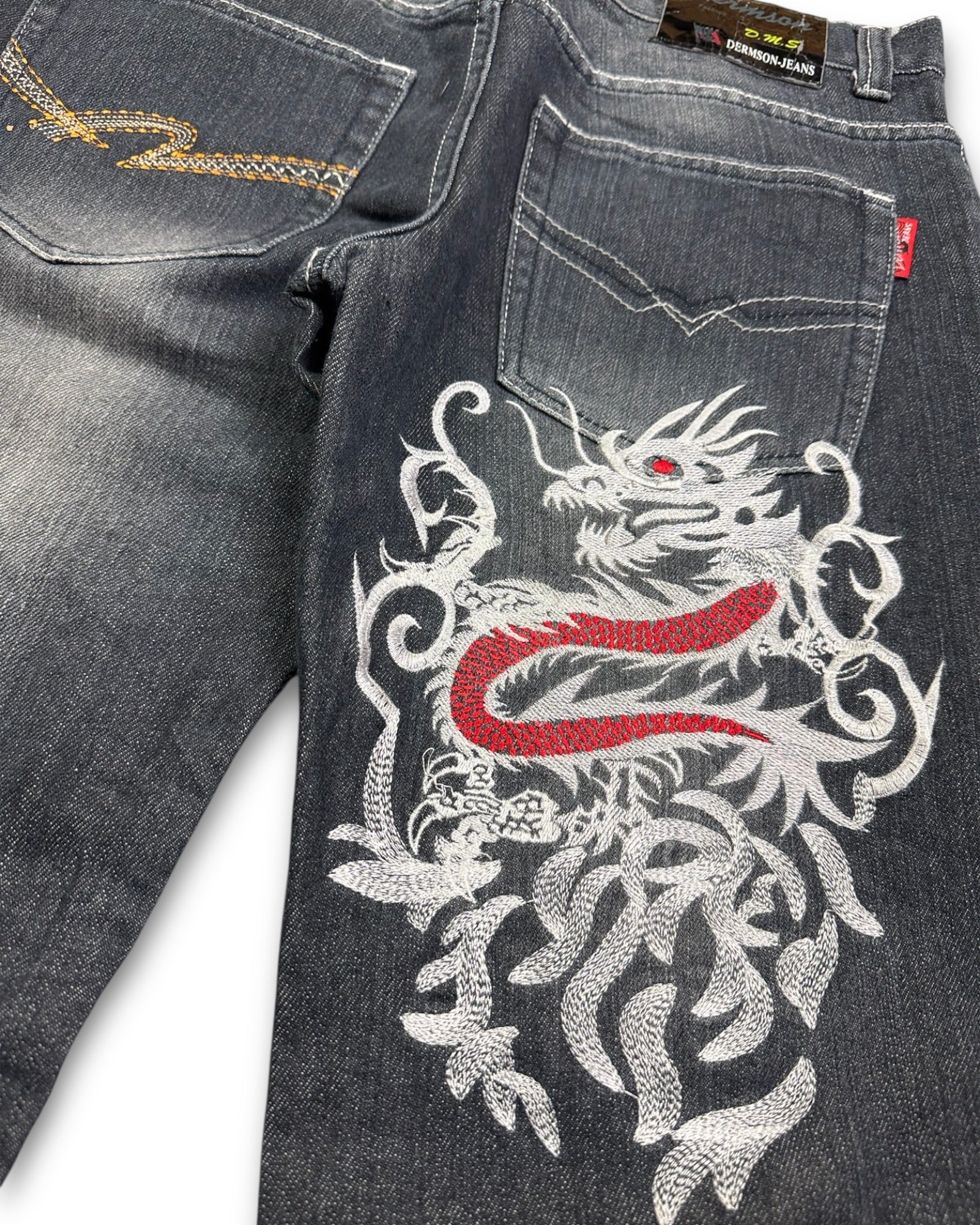 2000's Dermson Straight/Baggy Japanese Jeans *rare 30x30 (M)