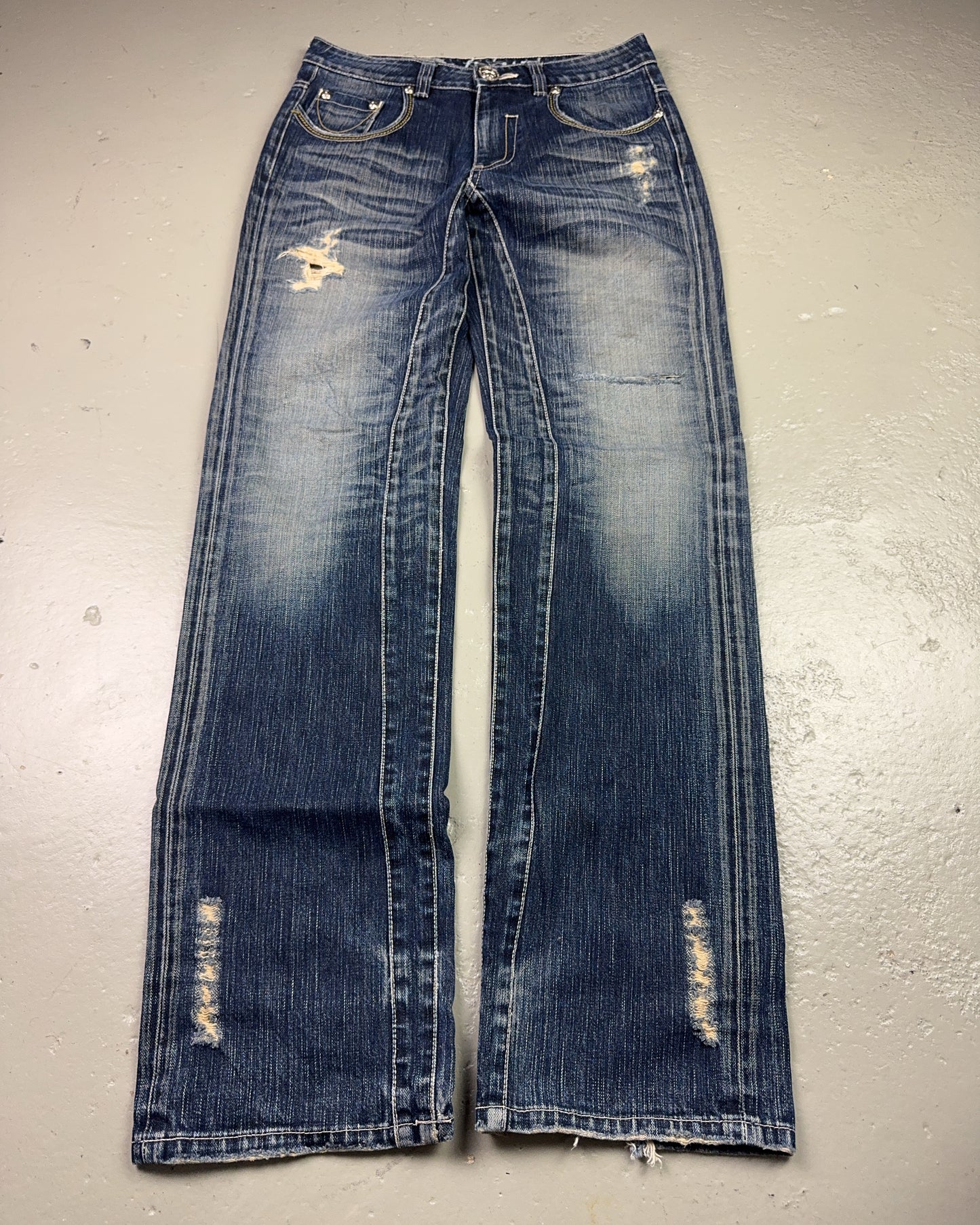 2000's Big Train Japanese Archive Straight Jeans *very rare 30x34 (M)