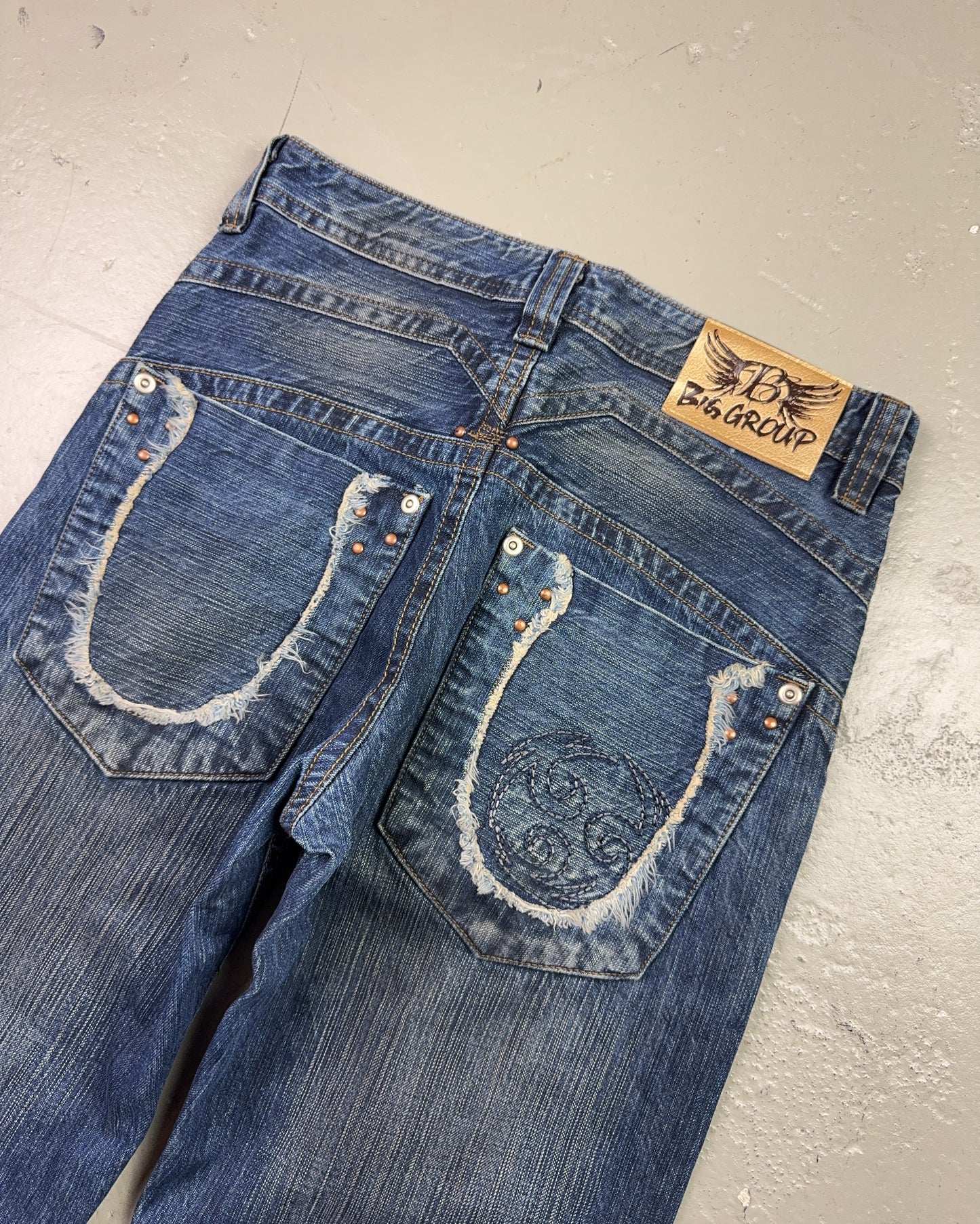 2000's Big Group Japanese Archive Straight/Baggy Jeans *very rare 30x34 (M)