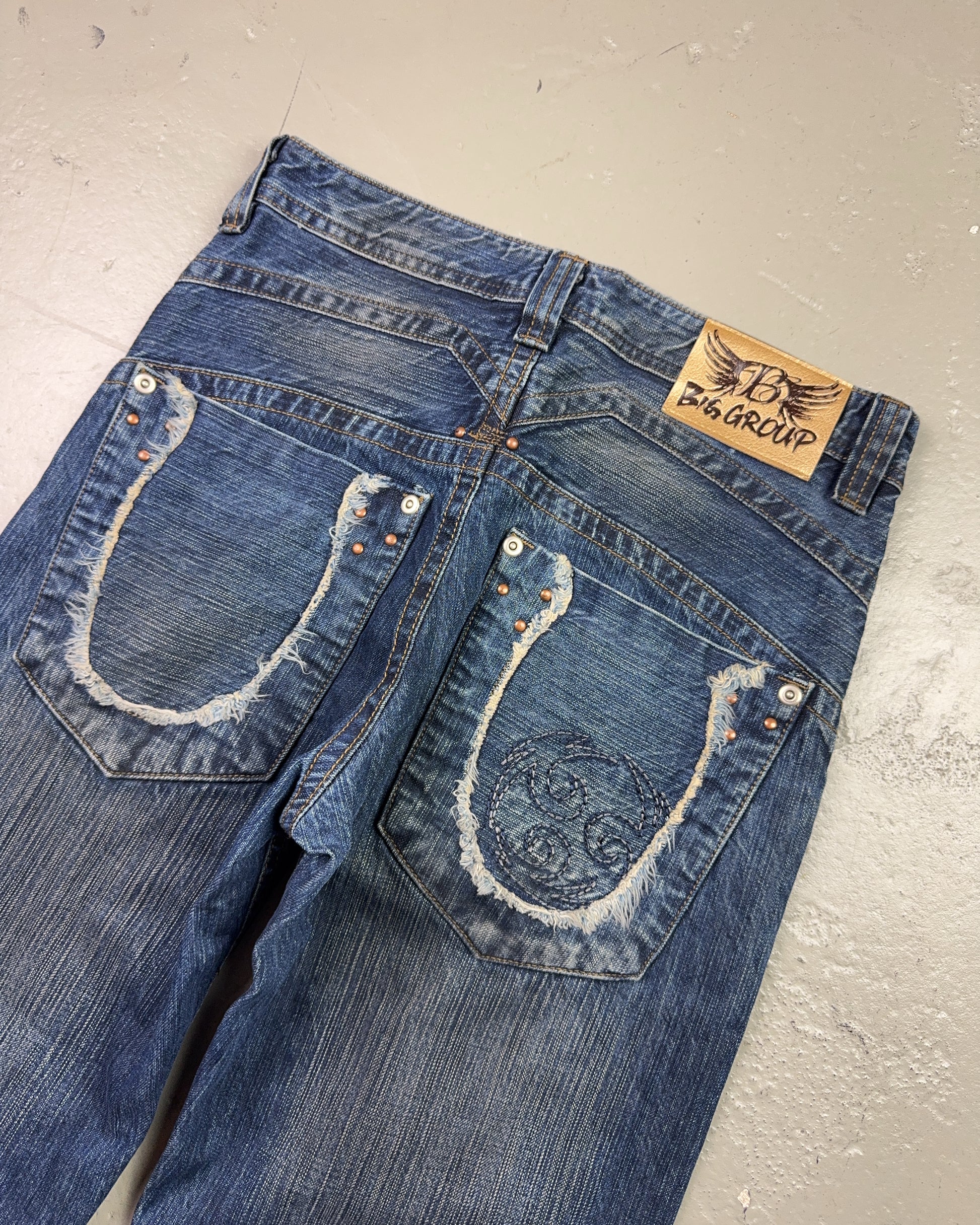 2000's Big Group Japanese Archive Straight/Baggy Jeans *very rare 30x34 (M)