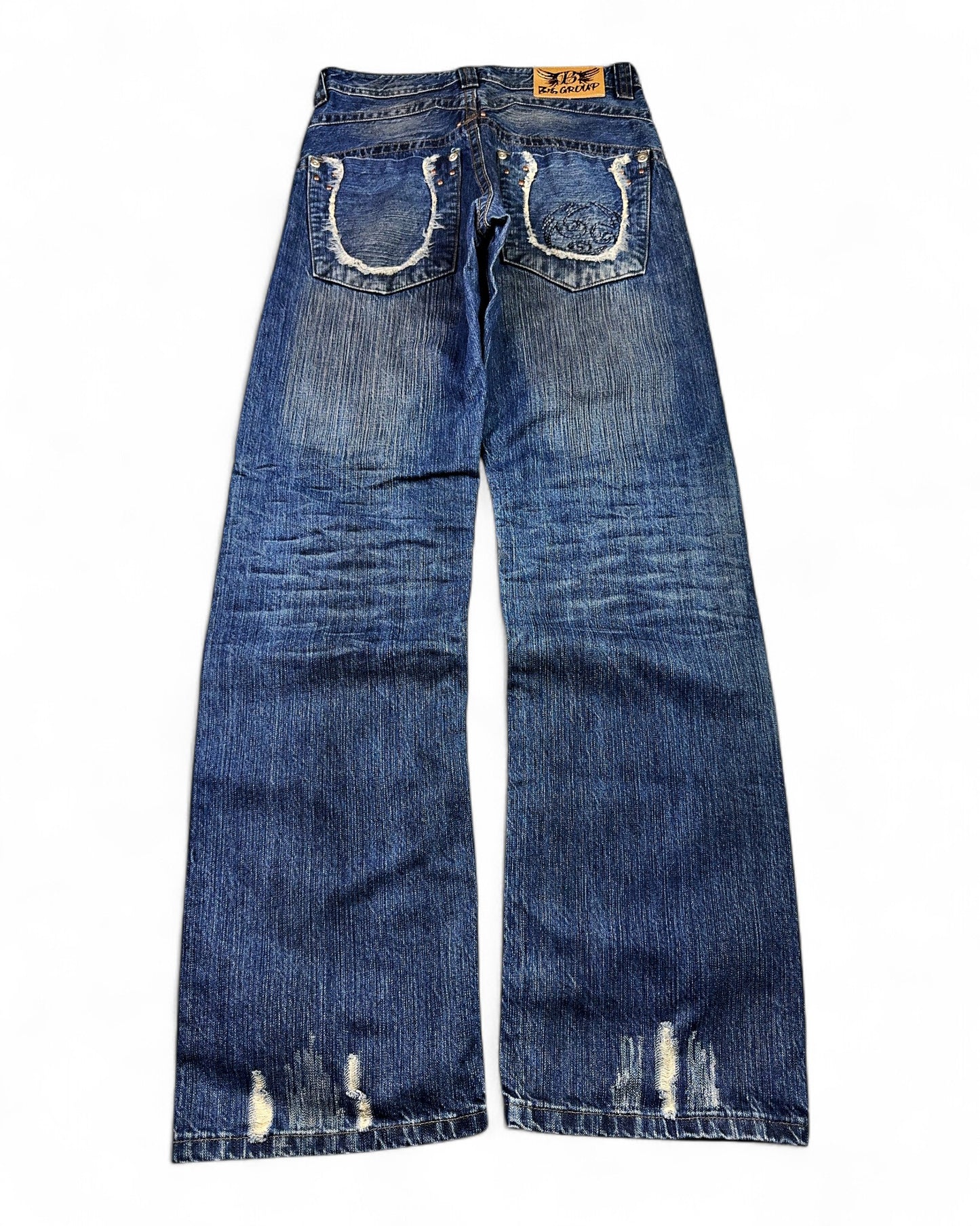 2000's Big Group Japanese Archive Straight/Baggy Jeans *very rare 30x34 (M)