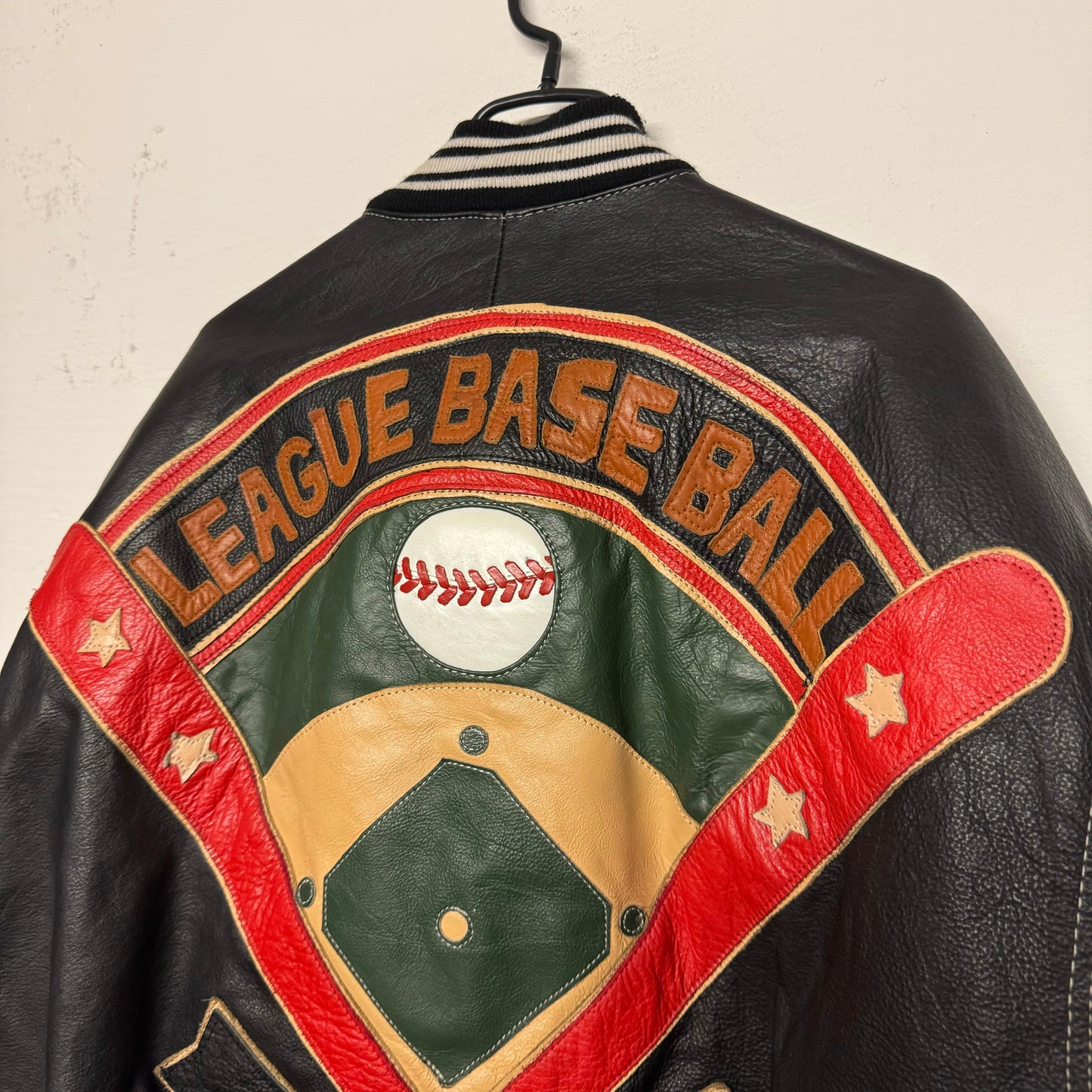 90‘s Howie & Son American Baseball Archive Leatherjacket *extrem selten (M)