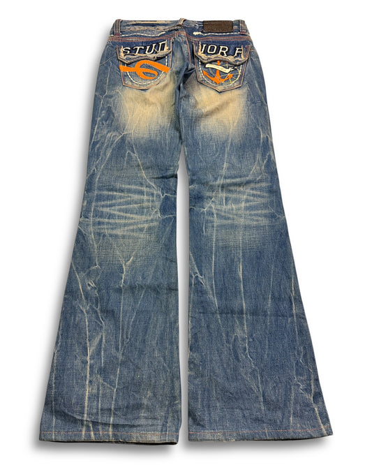 2000's Studio R.P. Low Waist/Bootcut Japanese Archive Jeans Women's *very rare 28x30 (S)