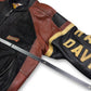 1990's Harley-Davidson Speedway Leather Bomber Jacket *extremely rare (M)