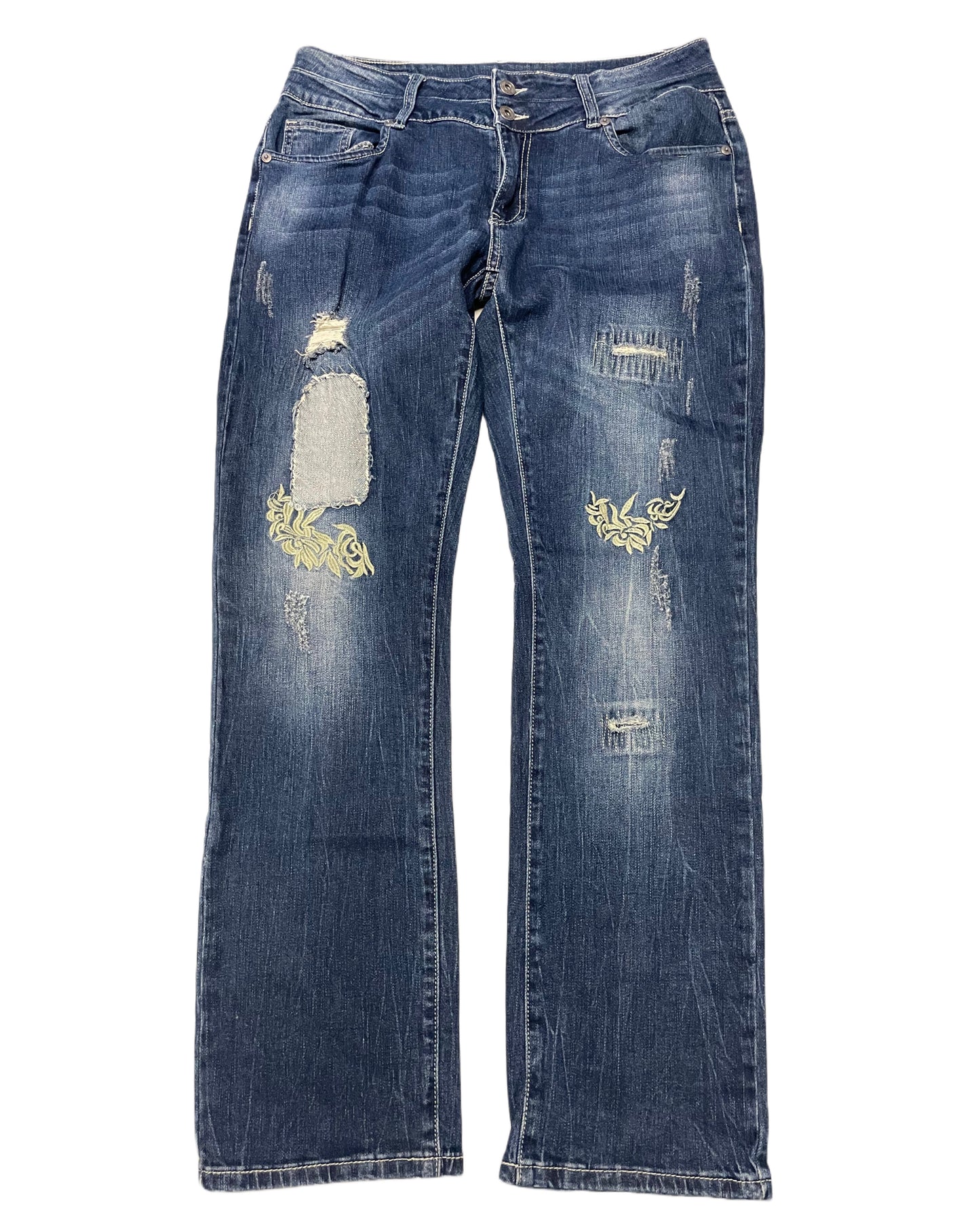 Y2K Blue Monkey Jeans 33x32