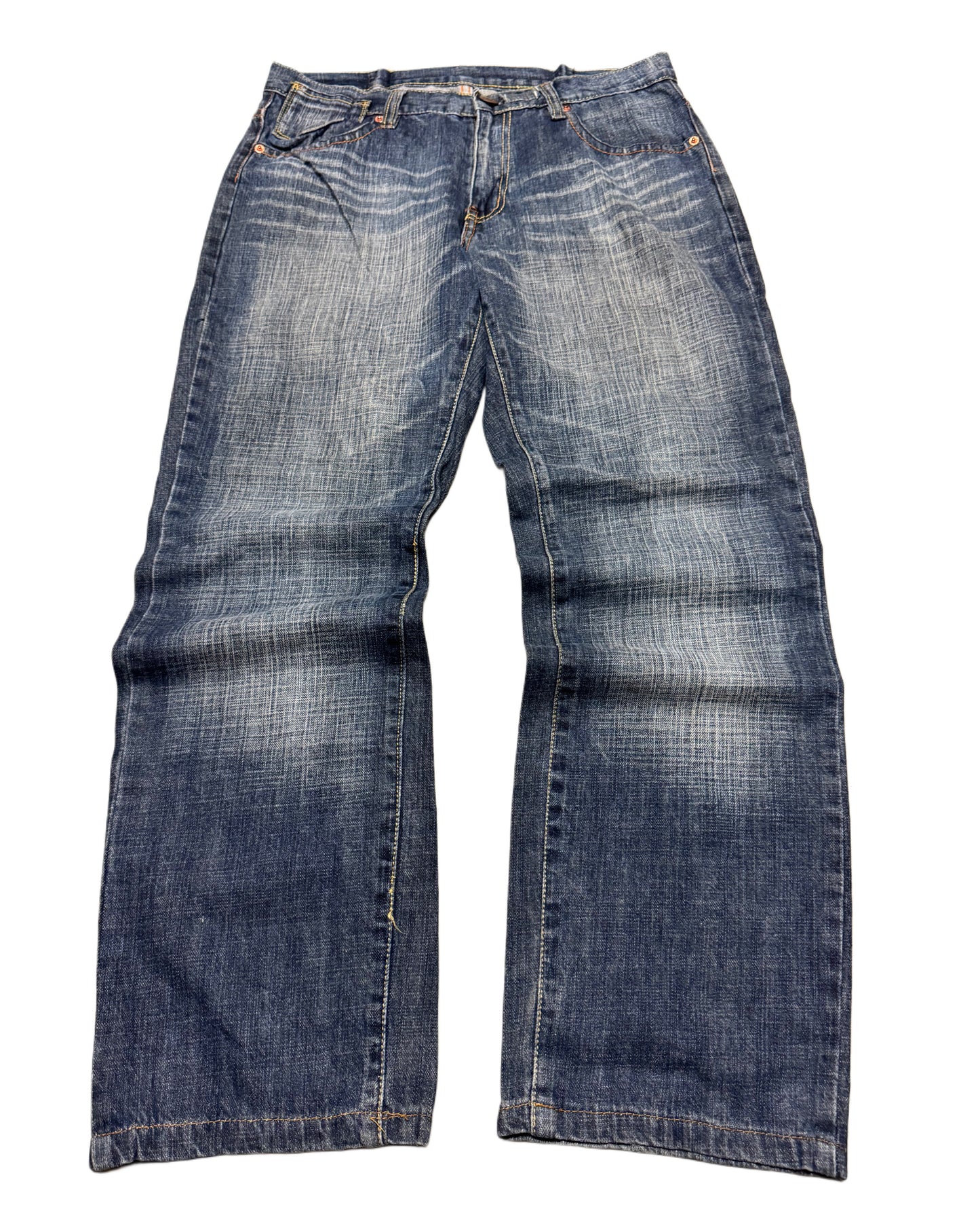 2000‘s Japanese Tiger Baggy/Straight Jeans 32x30