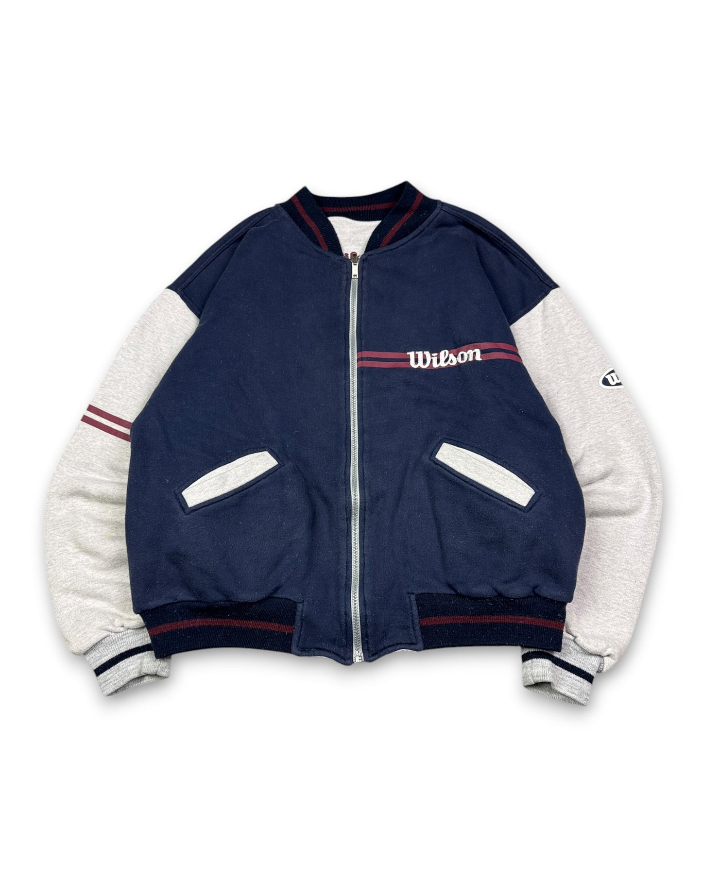 1990's Wilson 2in1 Reversible College Jacket *extremely rare (L)