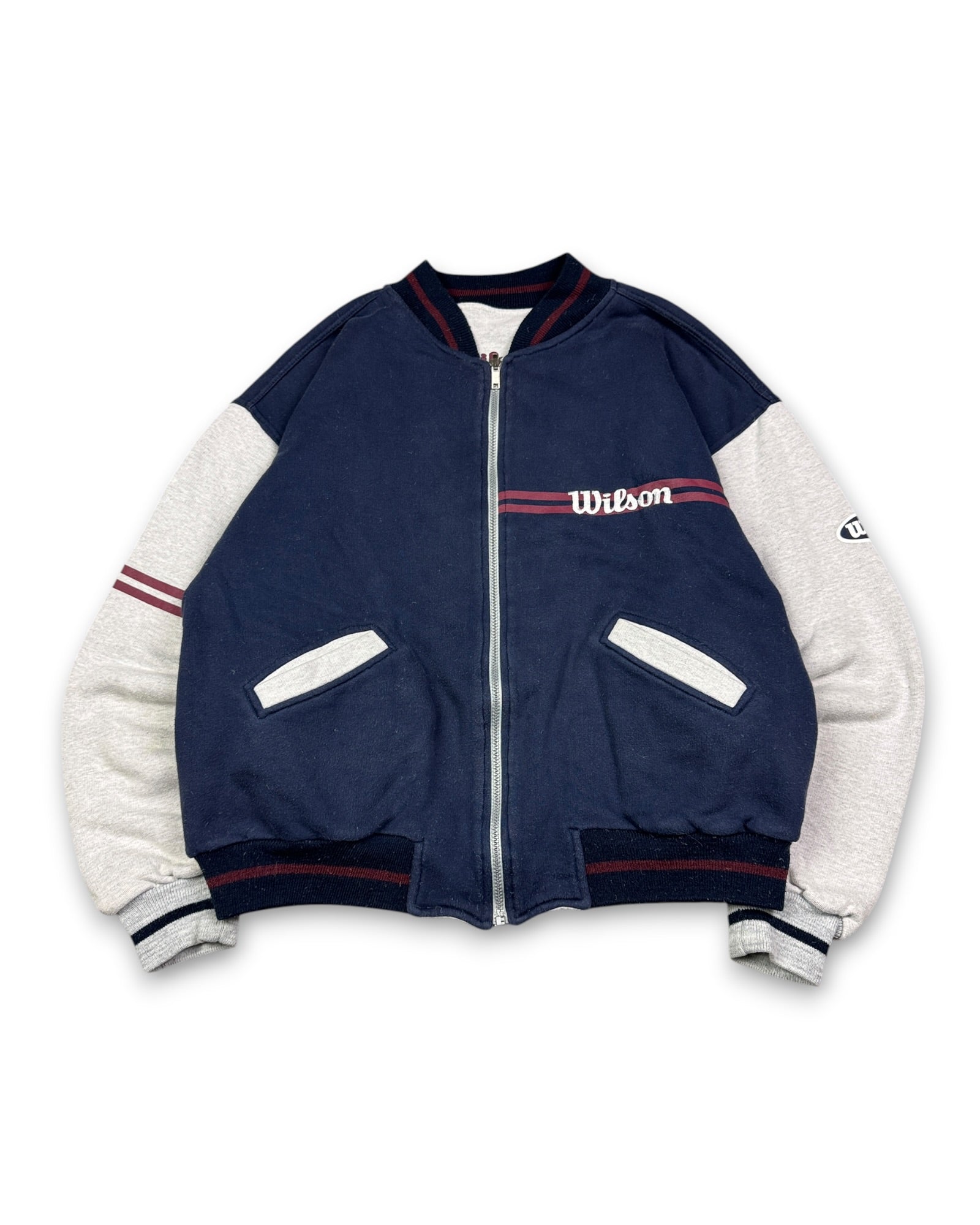 1990's Wilson 2in1 Reversible College Jacket *extremely rare (L)