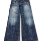 2000's Divine Angelica Low Waist/Bootcut Japanese Jeans Women's *rare (XS)