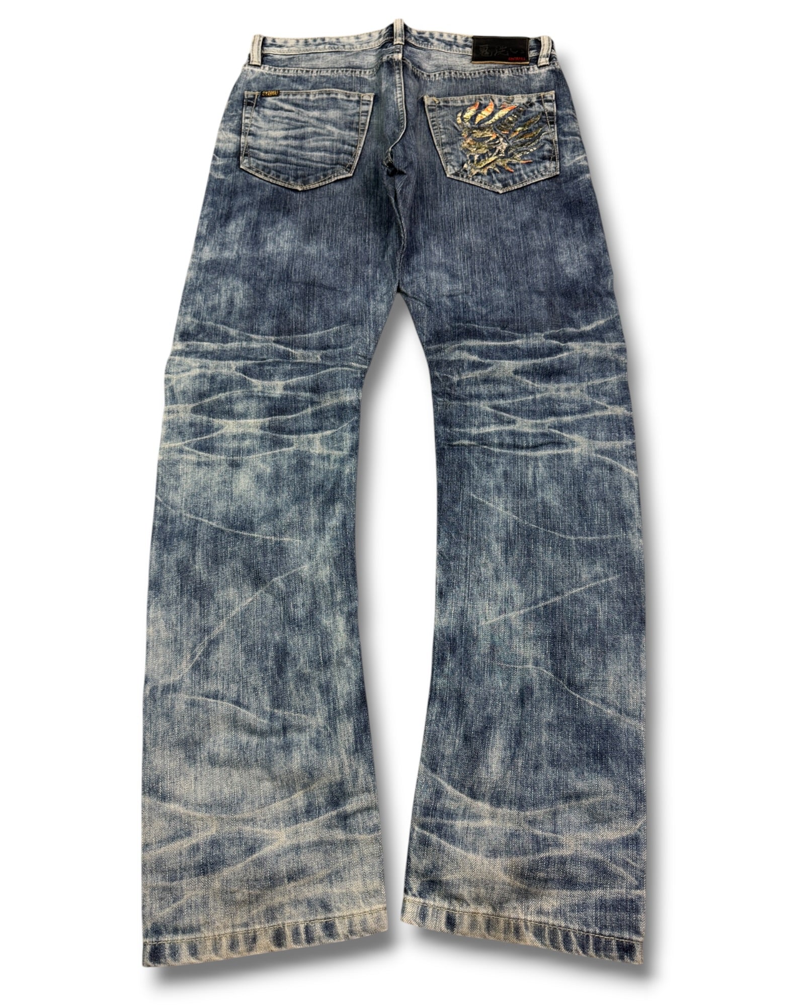 2000's Oniarai Japanese Slim/Straight Jeans *very rare 32x32 (M)