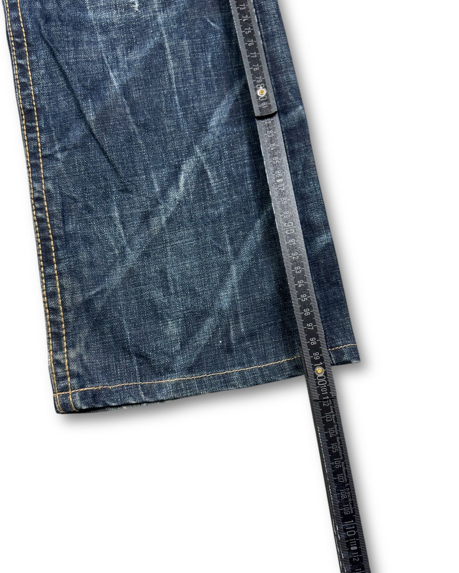 2000's Lolita Straight/Baggy Japanese Archive Jeans *extremely rare 31x30 (M)